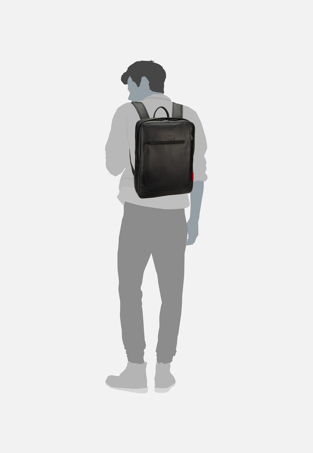 Bugatti Clark Schwarz Rucksack