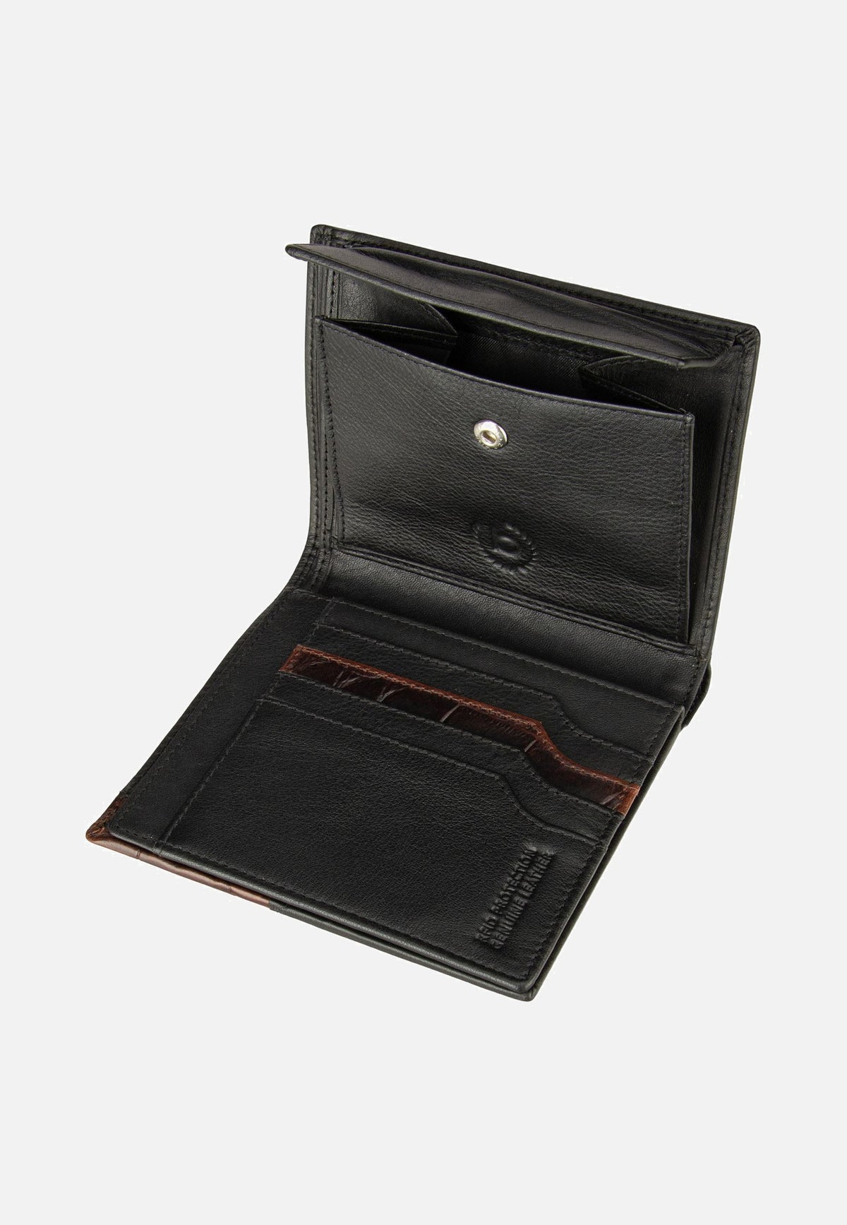 Bugatti Corso DeLuxe Hochformat 1653 Schwarz Portemonnaie