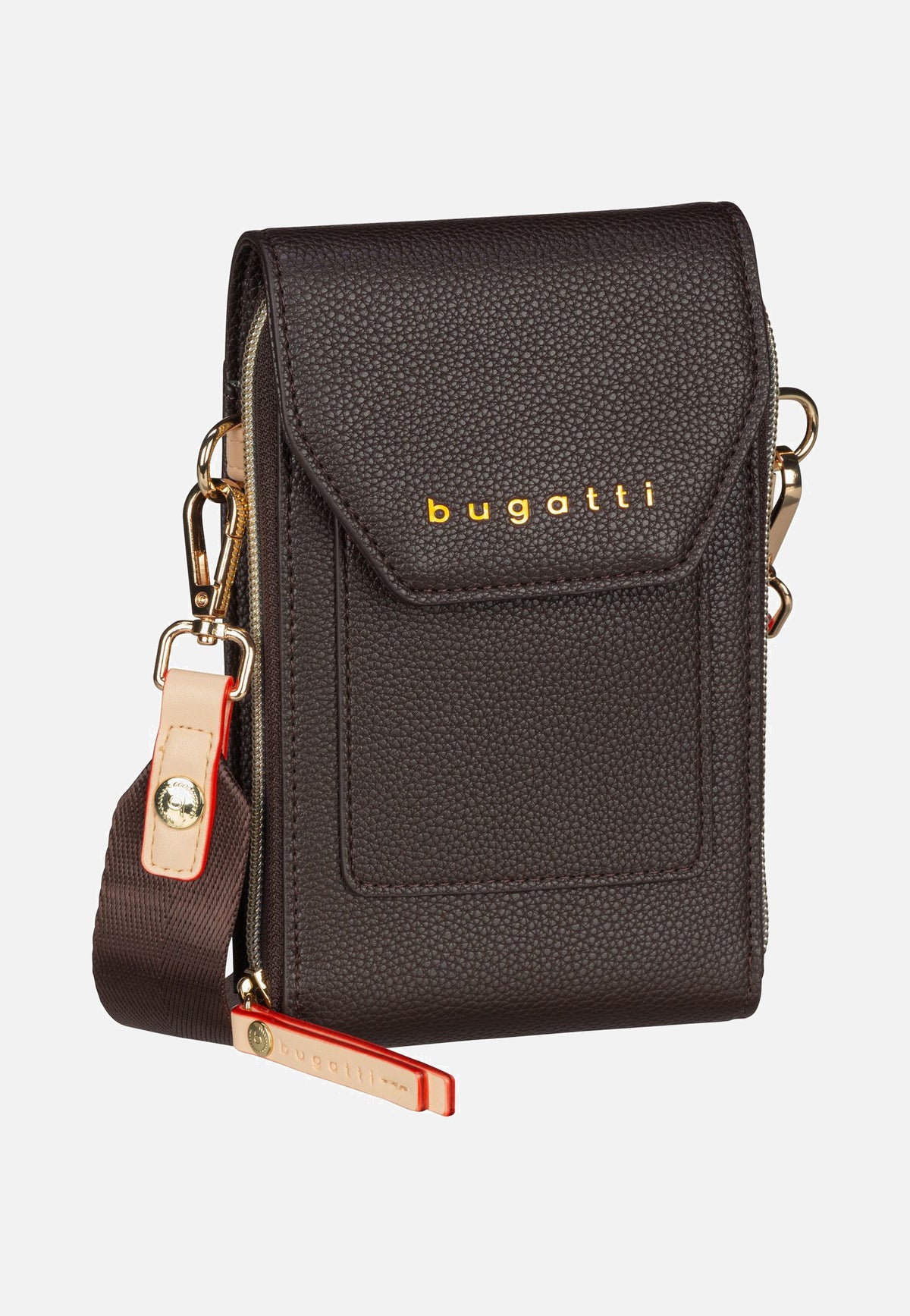 Bugatti Ella Purse Bag Dunkelbraun Umhängetasche