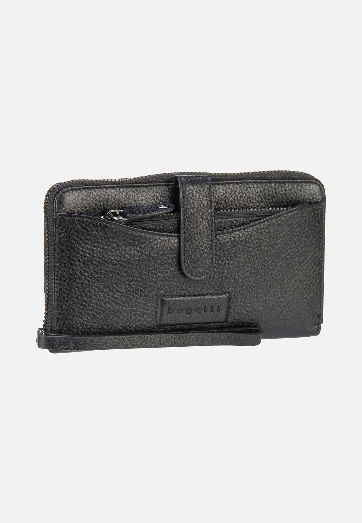 Bugatti Elsa Long Ladies Zip Key Schwarz Portemonnaie