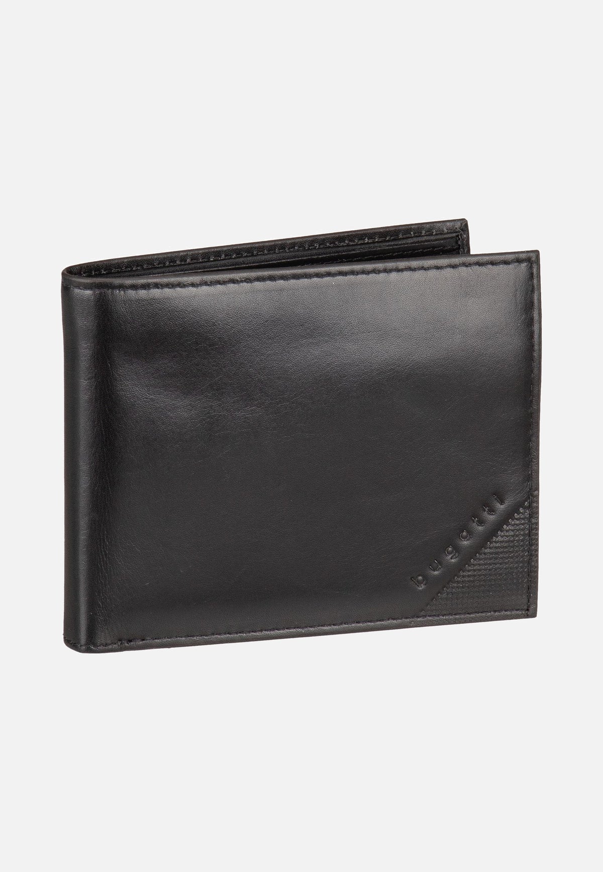 Bugatti Nobile Horizontal with Flap Schwarz Portemonnaie