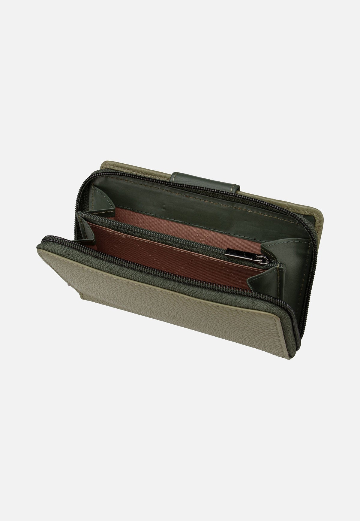 Bugatti Sina Ladies Zip I Grün Portemonnaie