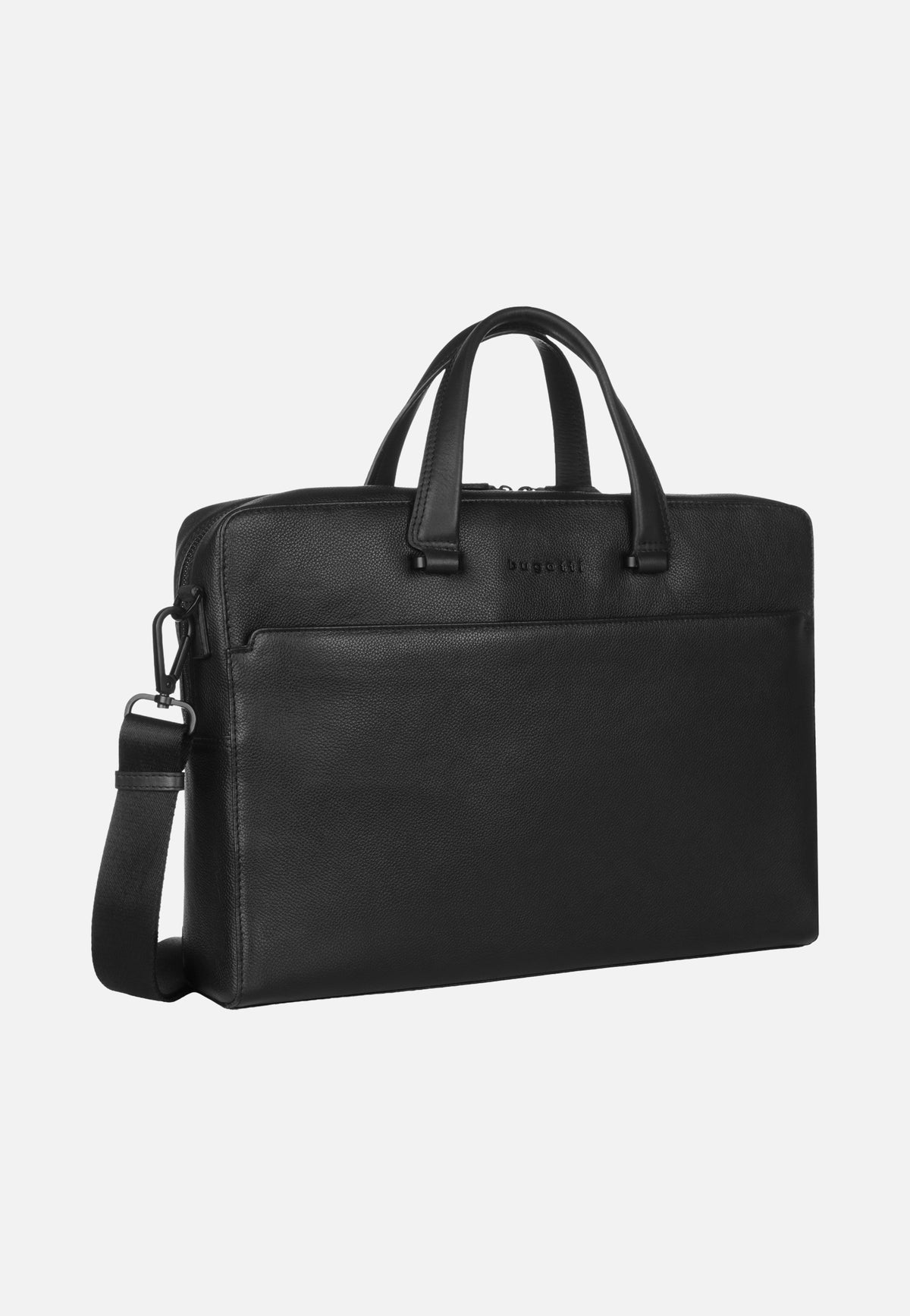 Bugatti Black Briefcase Black Aktentasche
