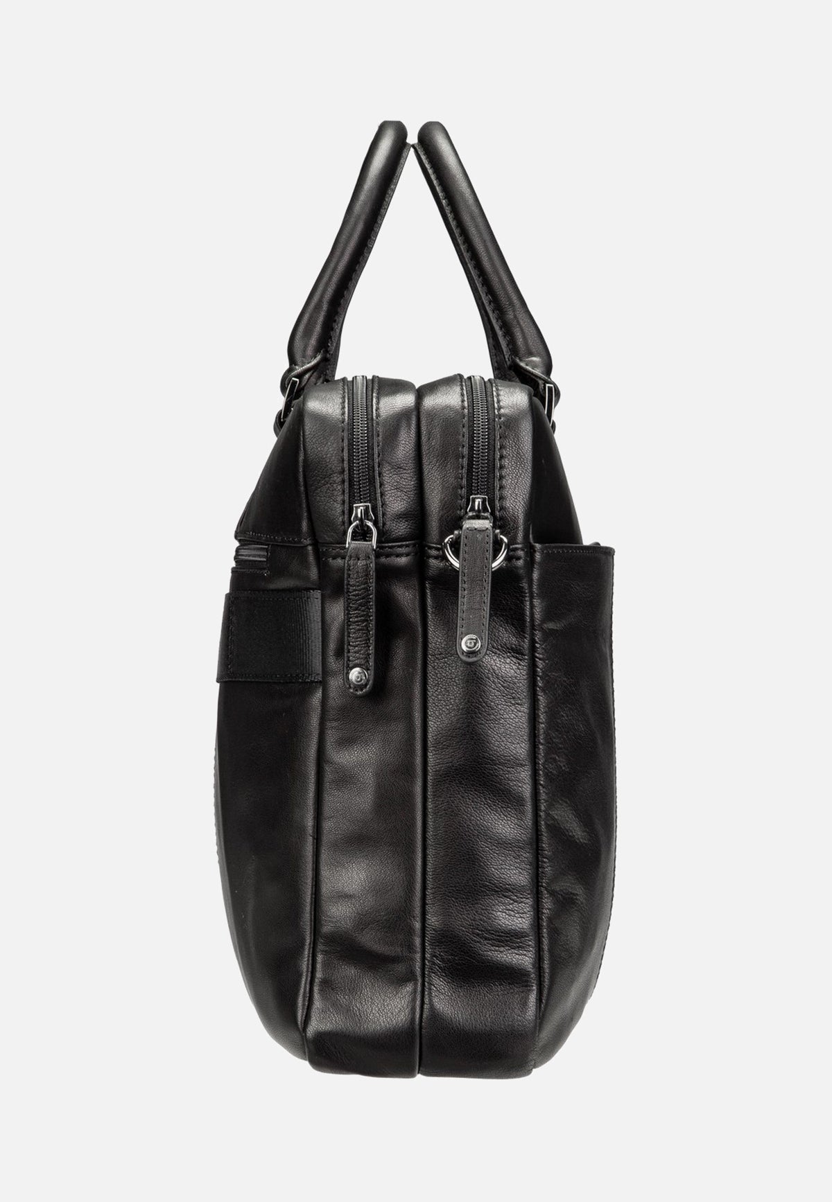 Bugatti Black Magic Briefcase Large Black Aktentasche