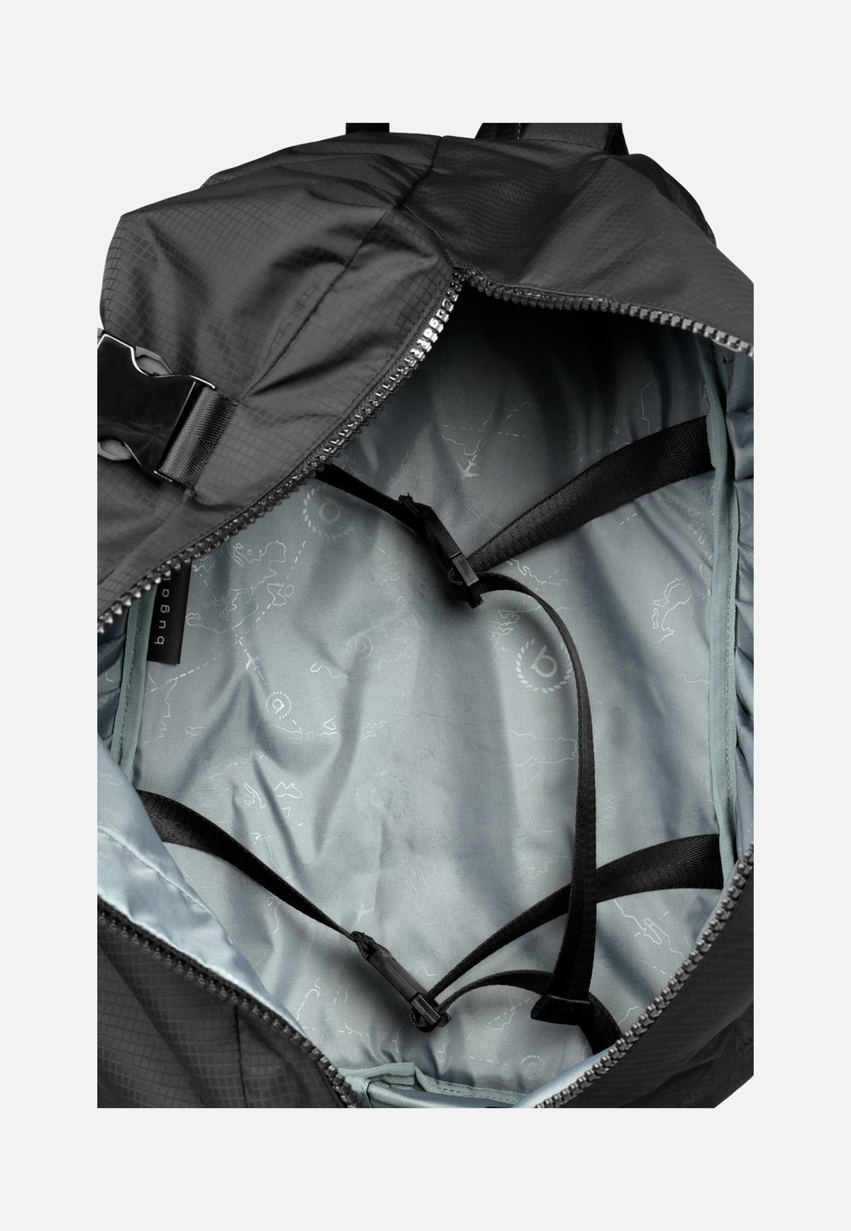 Bugatti Letter's  Backpack Black Travel Rucksack