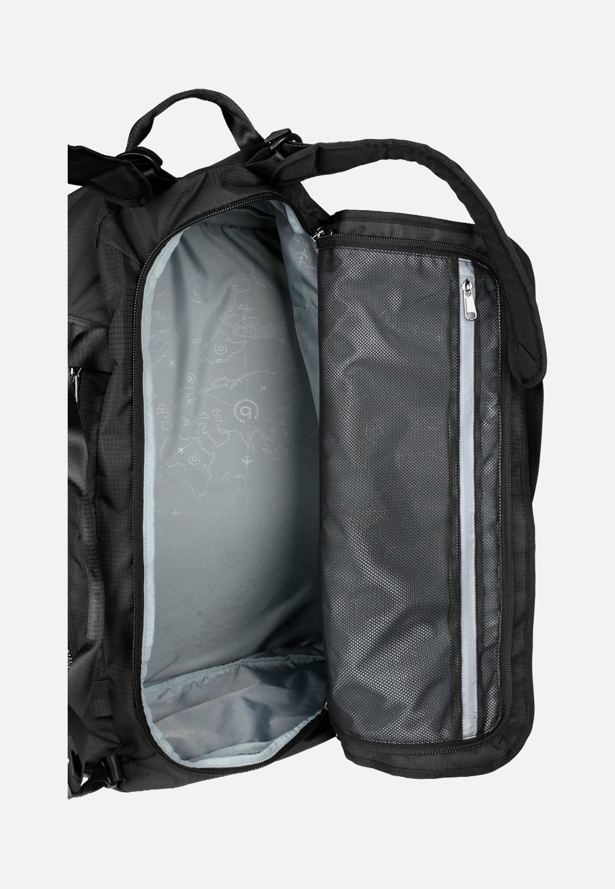 Bugatti Letter's Weekender 2 in 1 Black Weekender