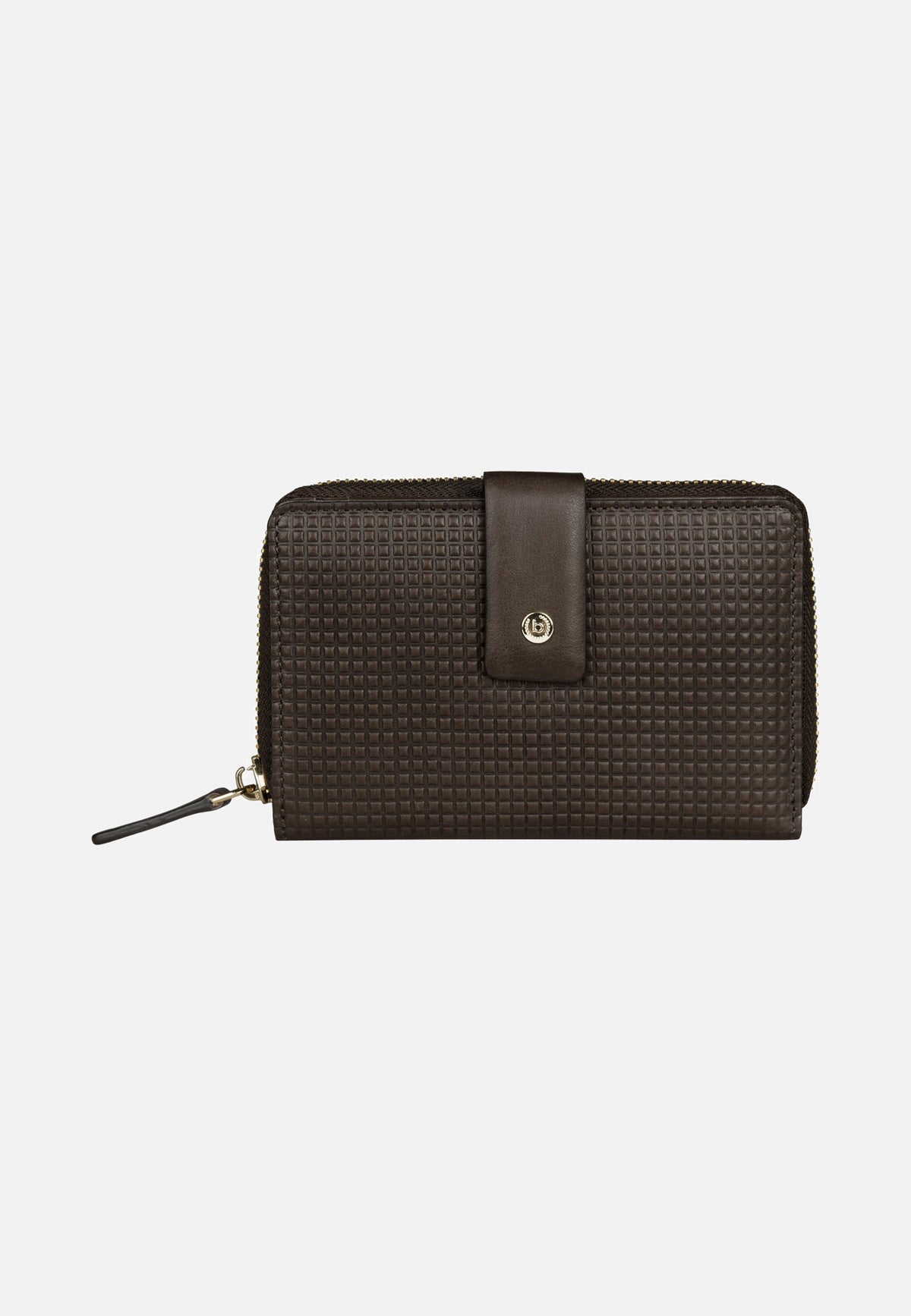Bugatti Noemi Ladies Zip Wallet M Brown Portemonnaie