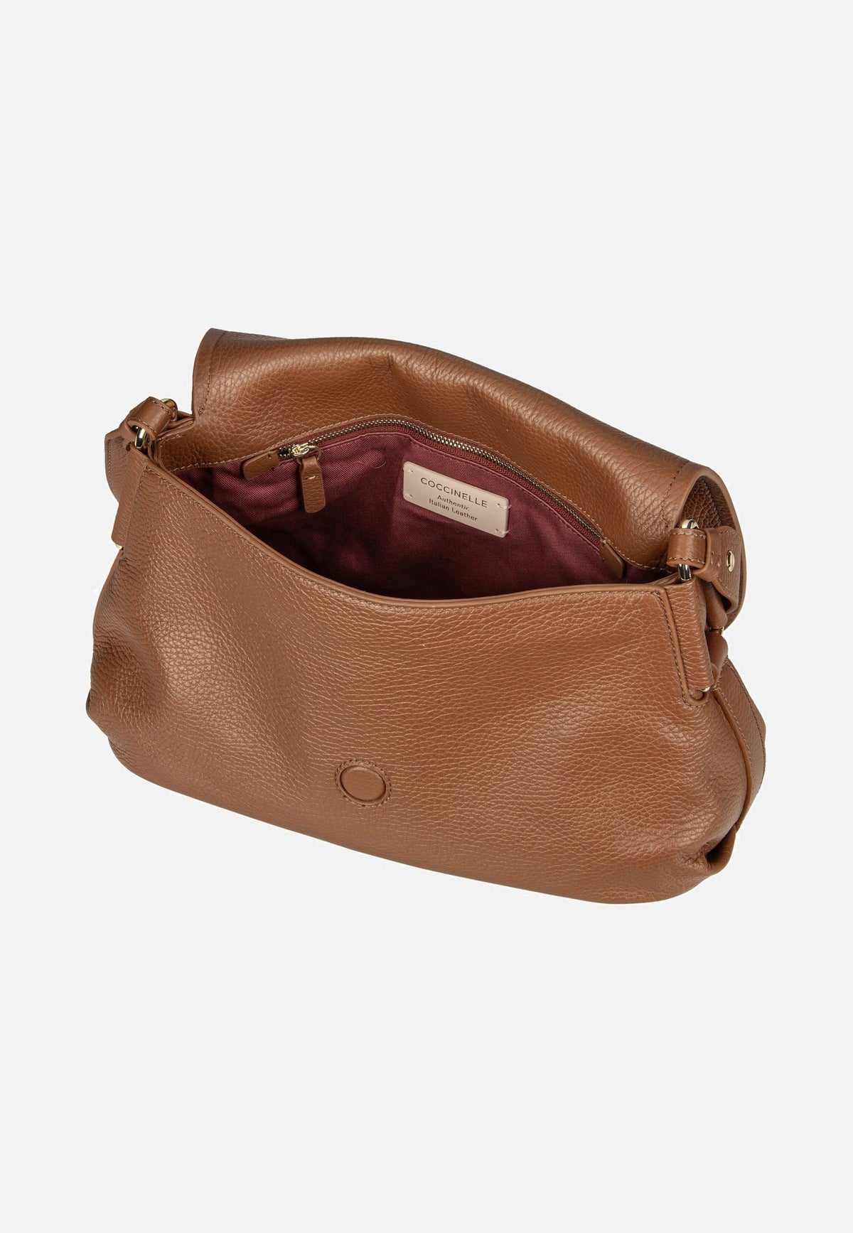 Coccinelle Rebekka 1501 Cognac Saddle Bag