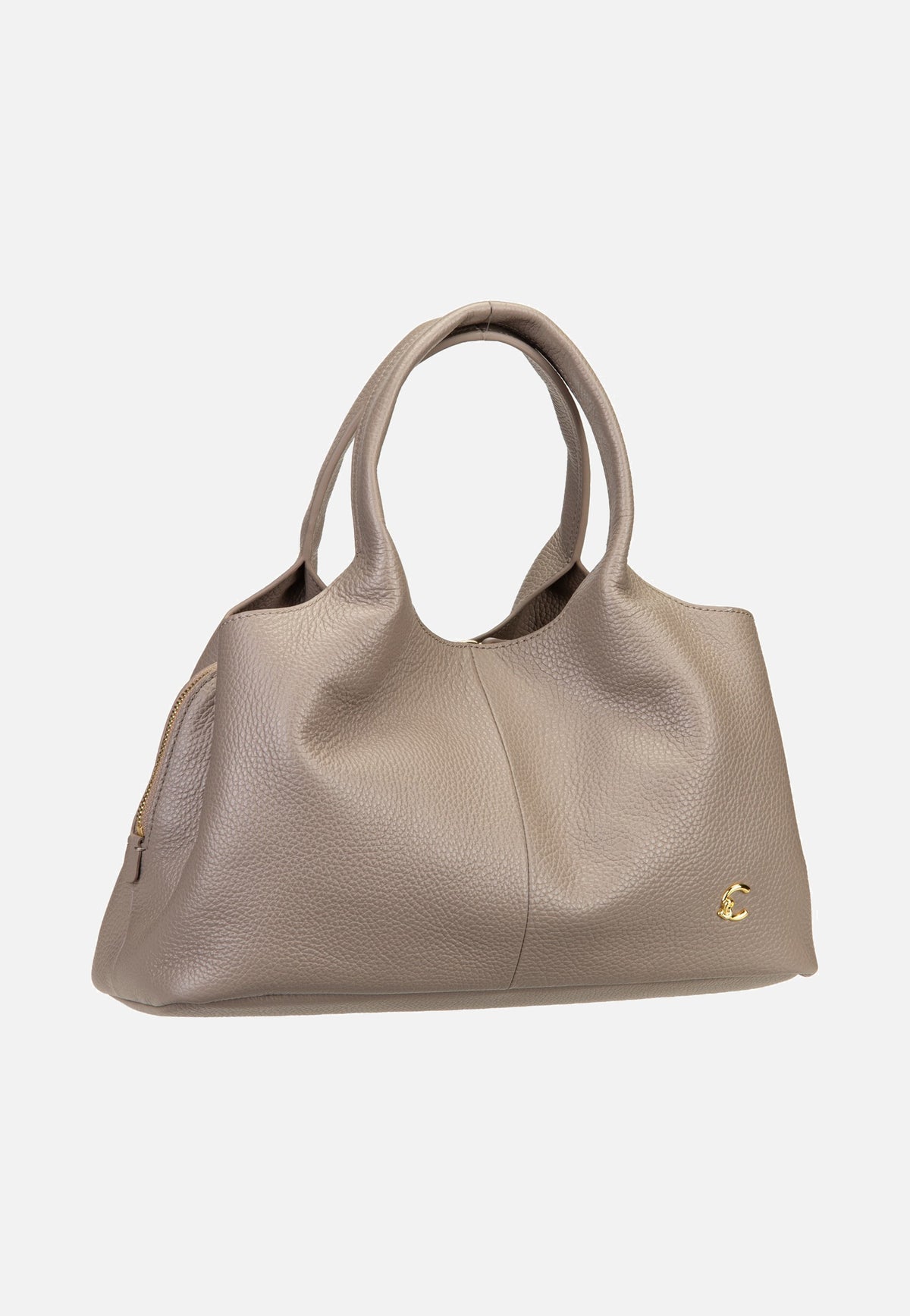 Coccinelle Nell 1801 Warm Taupe Tote Bag