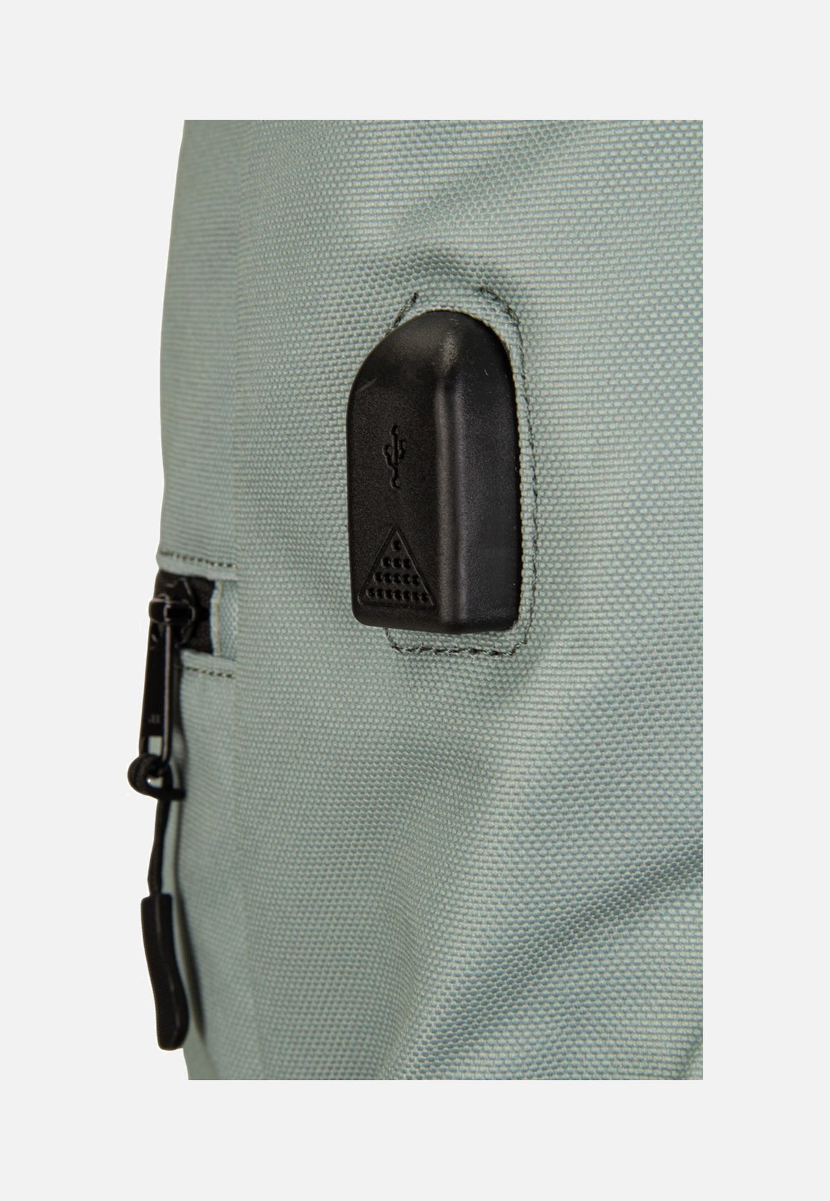 Ela Mo Rolltop Mintgrey Rolltop Rucksack