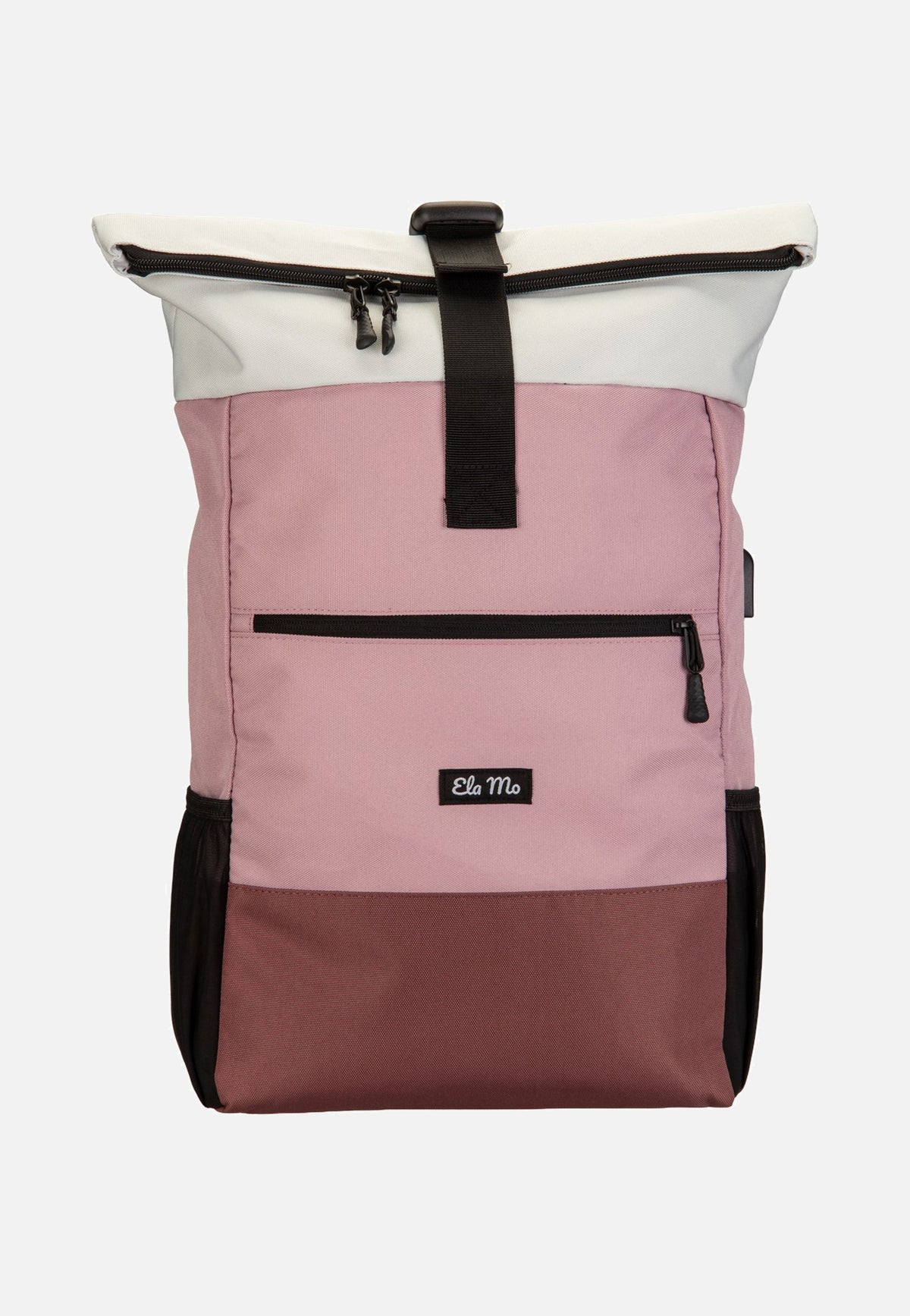 Ela Mo Rolltop Strawberry Cream Rolltop Rucksack