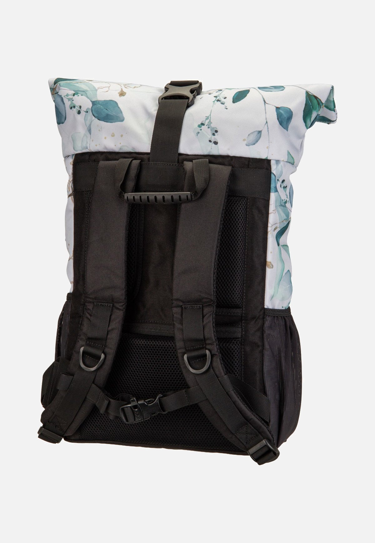 Ela Mo Rolltop Waterleaf Gold Rolltop Rucksack