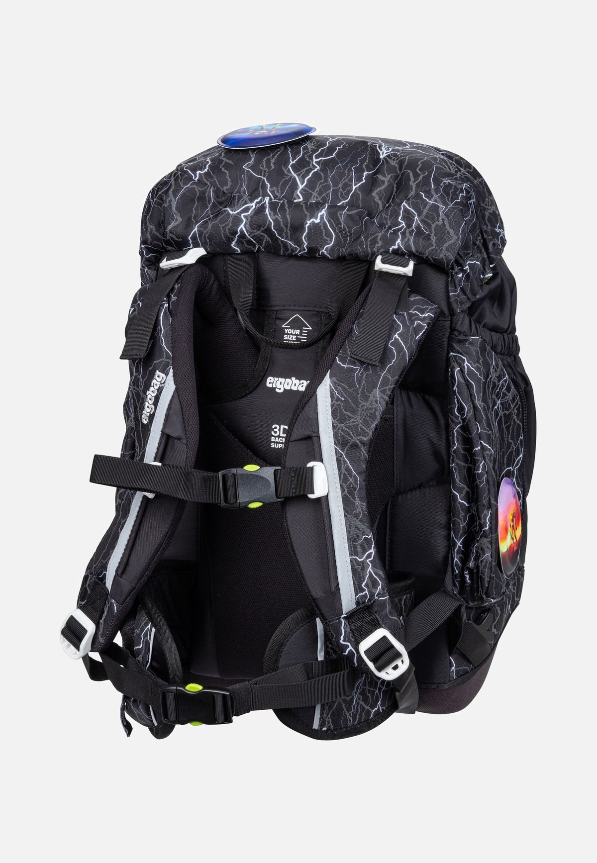 ergobag pack Set GLOW Super ReflektBär Schulranzen
