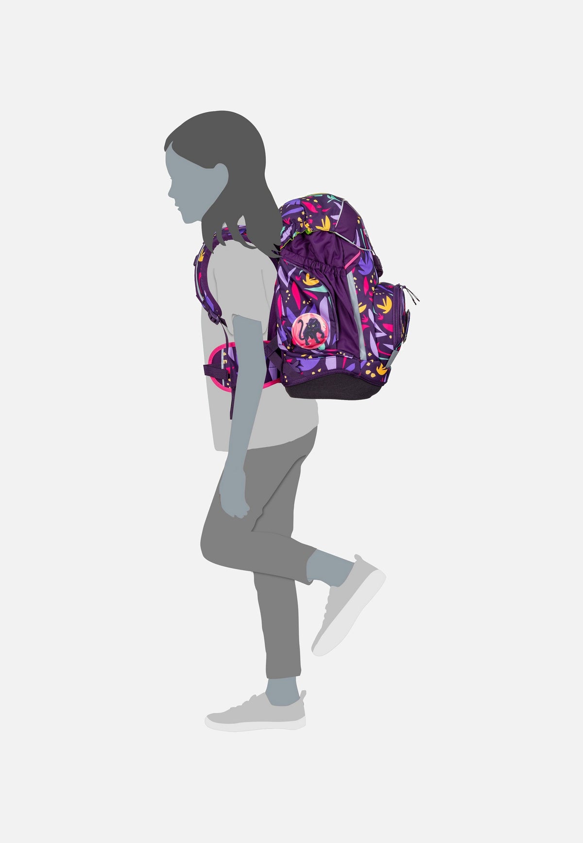 ergobag pack Set GLOW Super ReflektBär Schulranzen