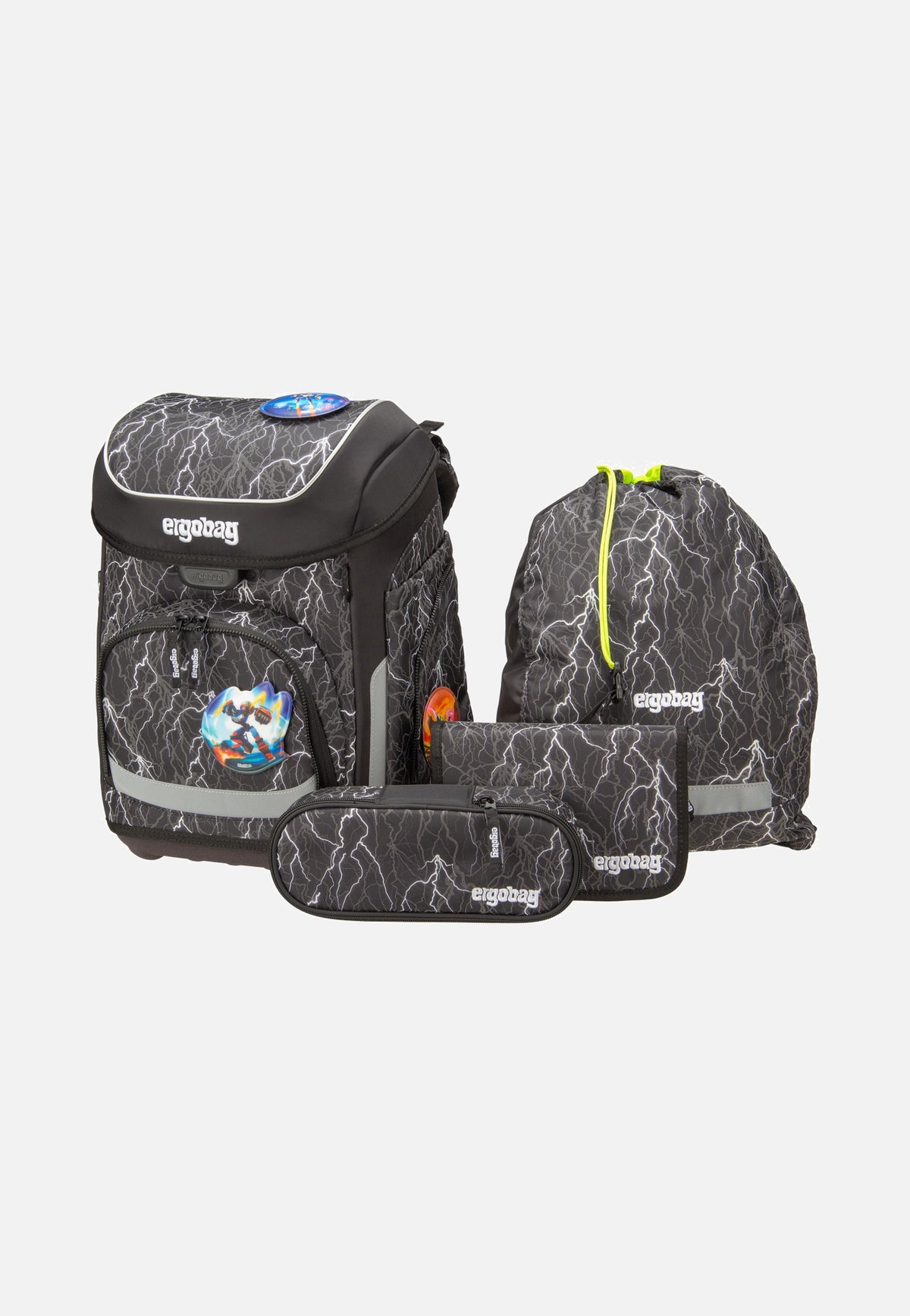 ergobag cubo Set REFLEX Super ReflektBär Schulranzen