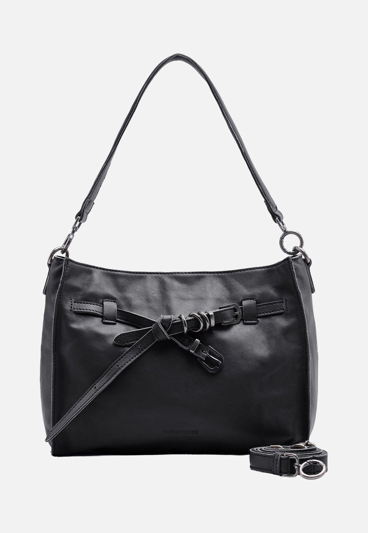 Fredsbruder Belted With Love Shoulderbag Black Schultertasche