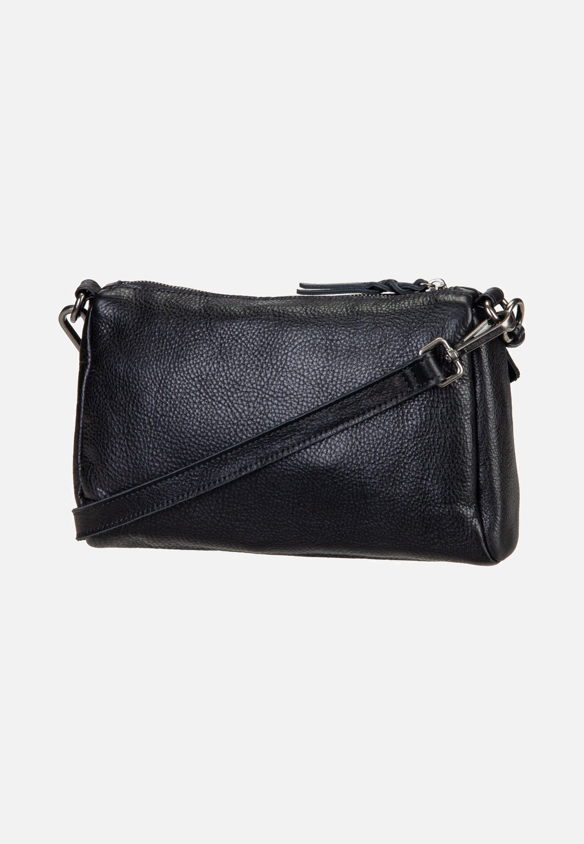 Fredsbruder My Forever Friend Zipper Black Crossbody Bag