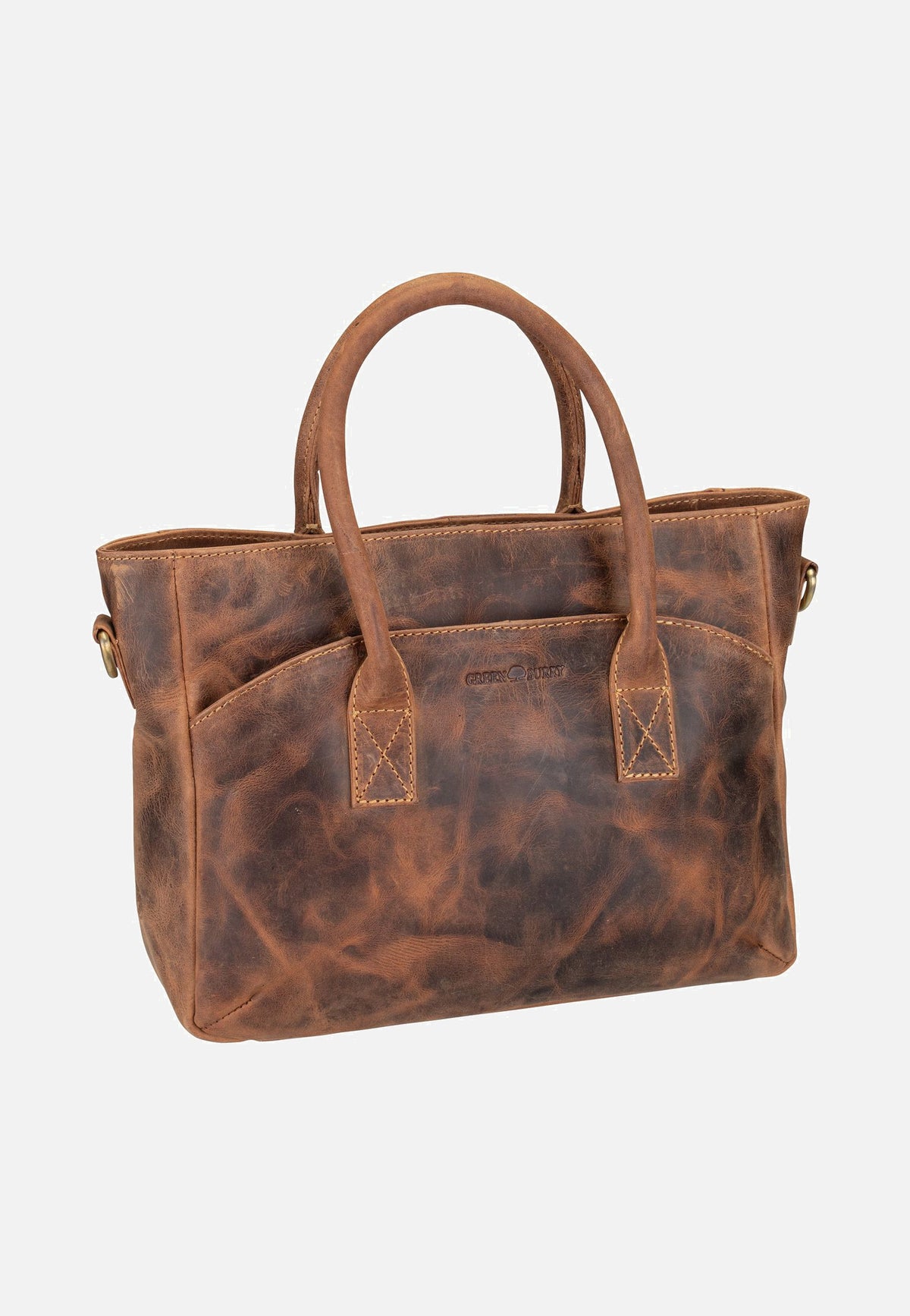 Greenburry Vintage 1537 Sattelbraun Tote Bag