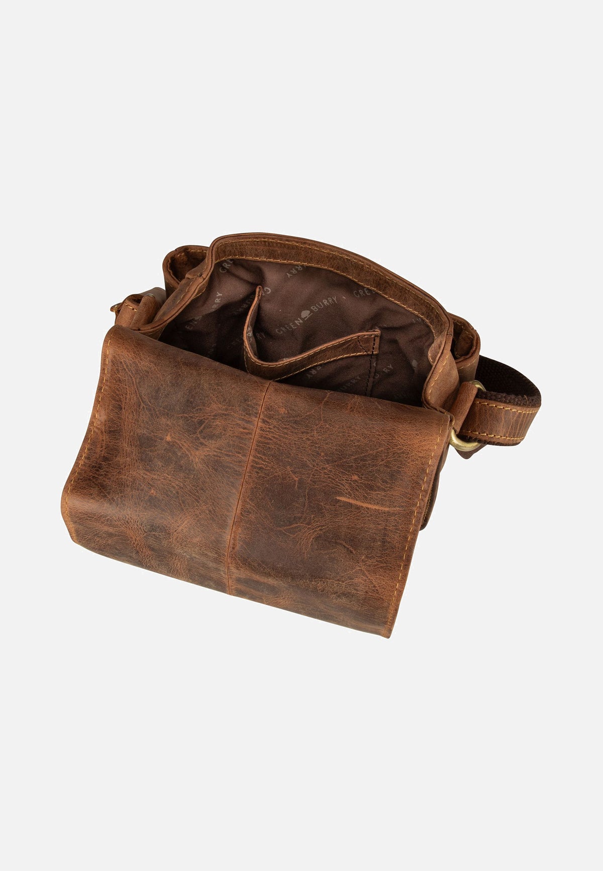 Greenburry Vintage 1738 Sattelbraun Umhängetasche