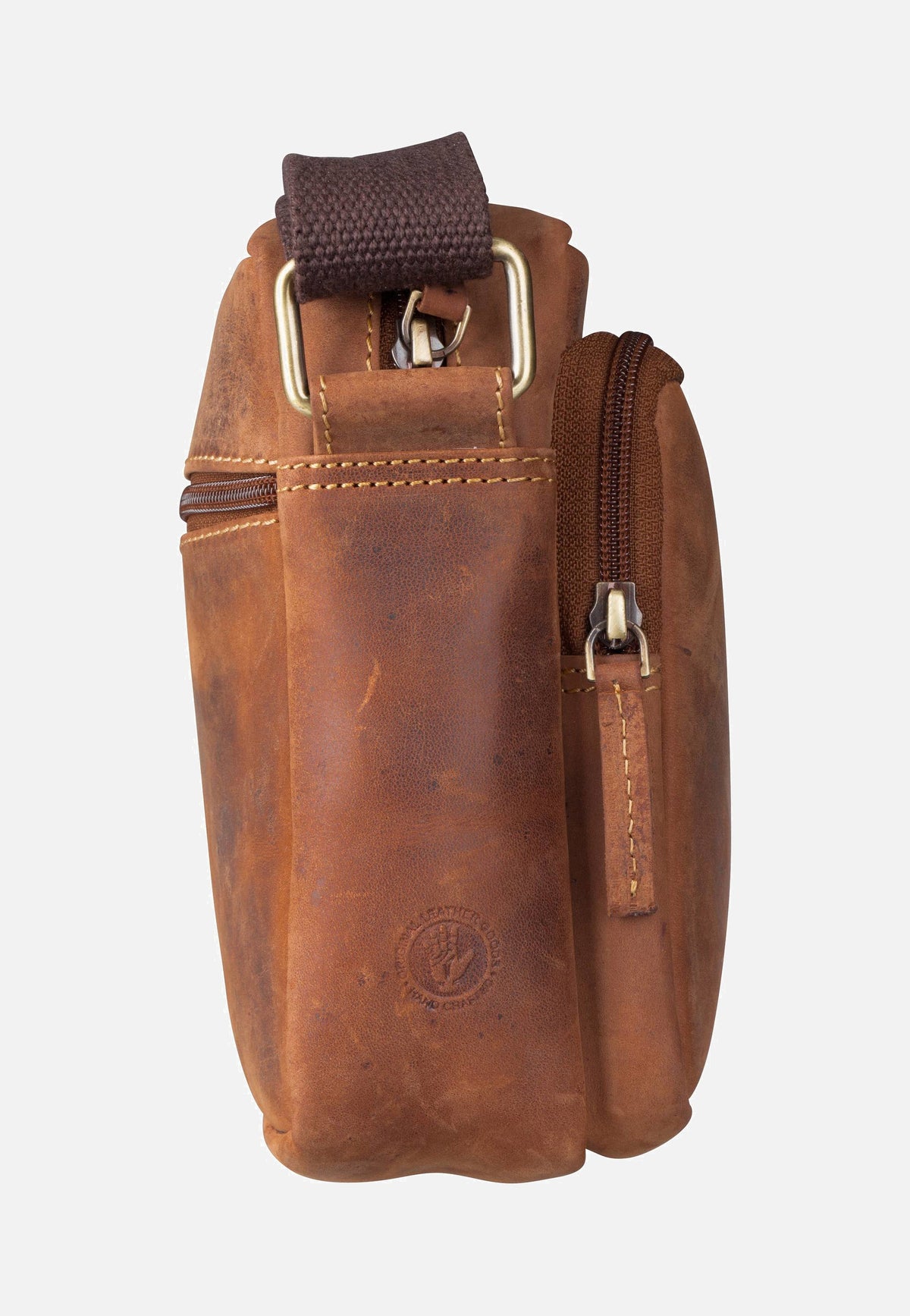 Greenburry Vintage Travel 1611 Brown Crossbody Bag