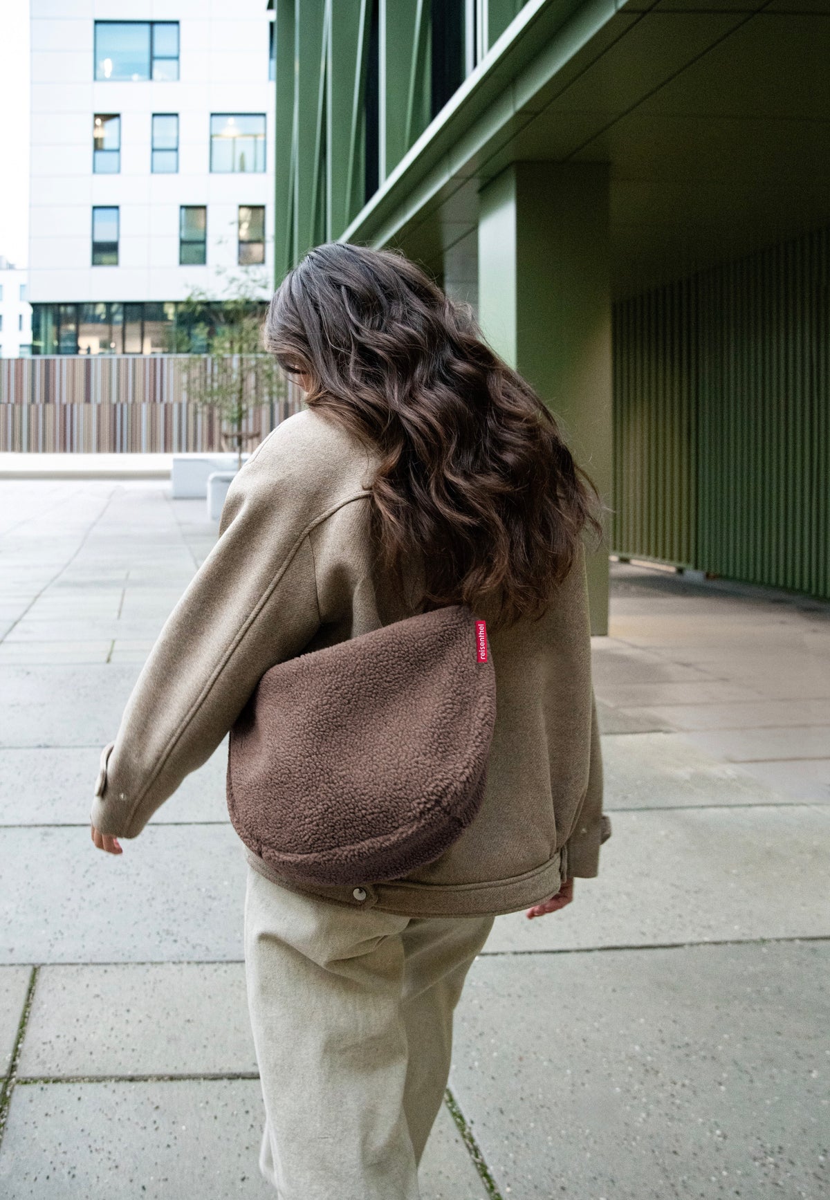 reisenthel Moonbag S Teddy Chocolate Sling Bag