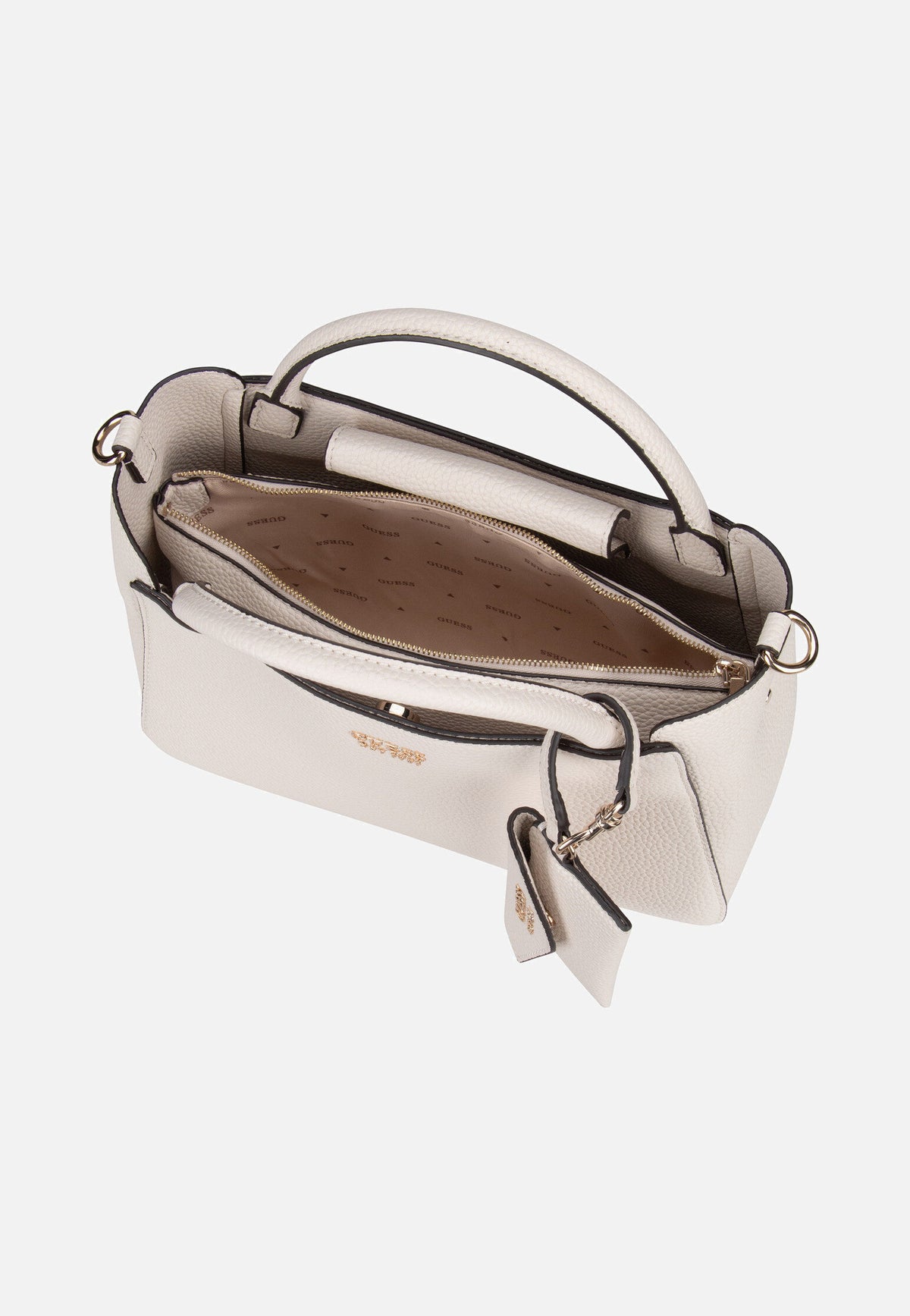 Guess Brenton Small Girlfriend 48050 Bone Henkeltasche