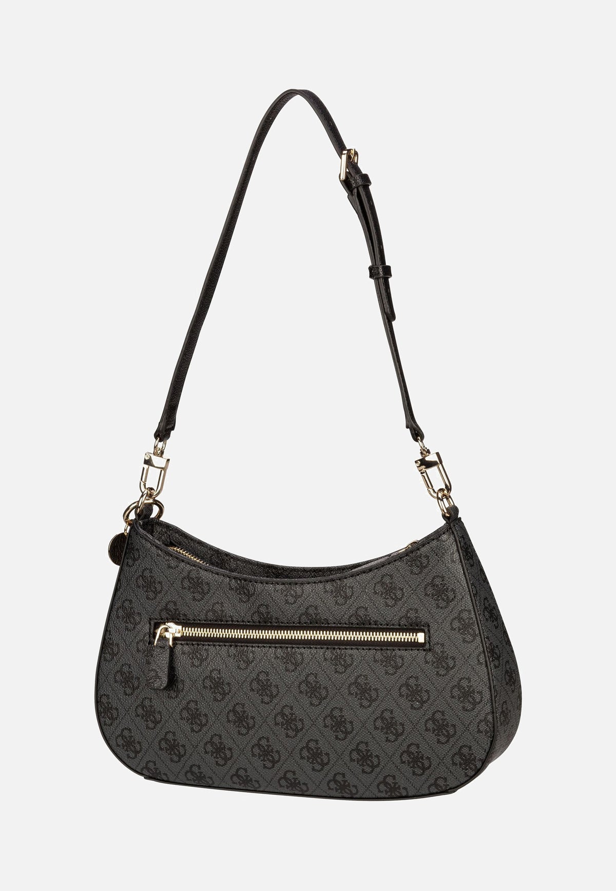 Guess Noelle II Top Zip SHB 72180 Logo Coal Abendtasche