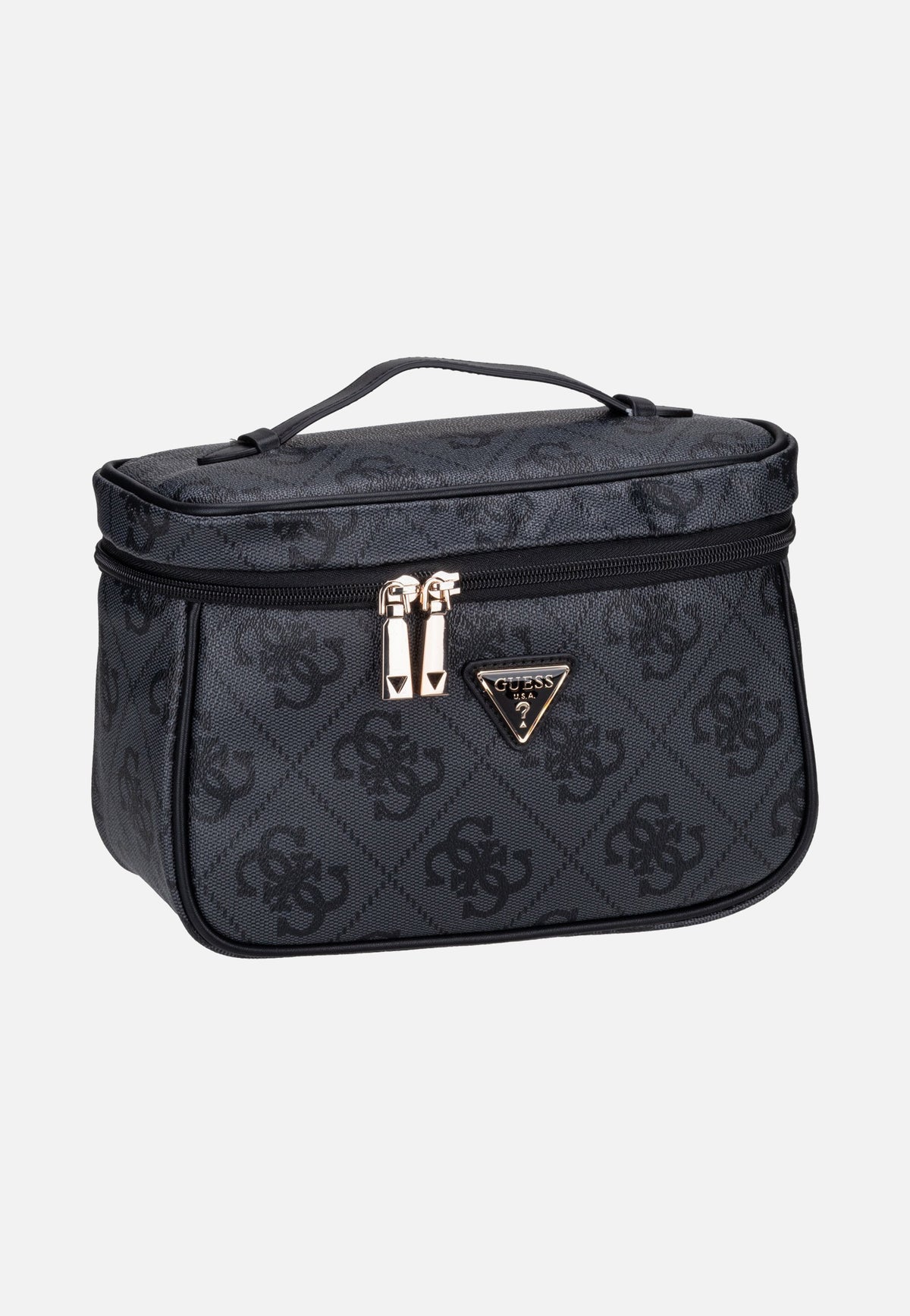 Guess Berta Train 88039 Coal Logo Toiletry Bag