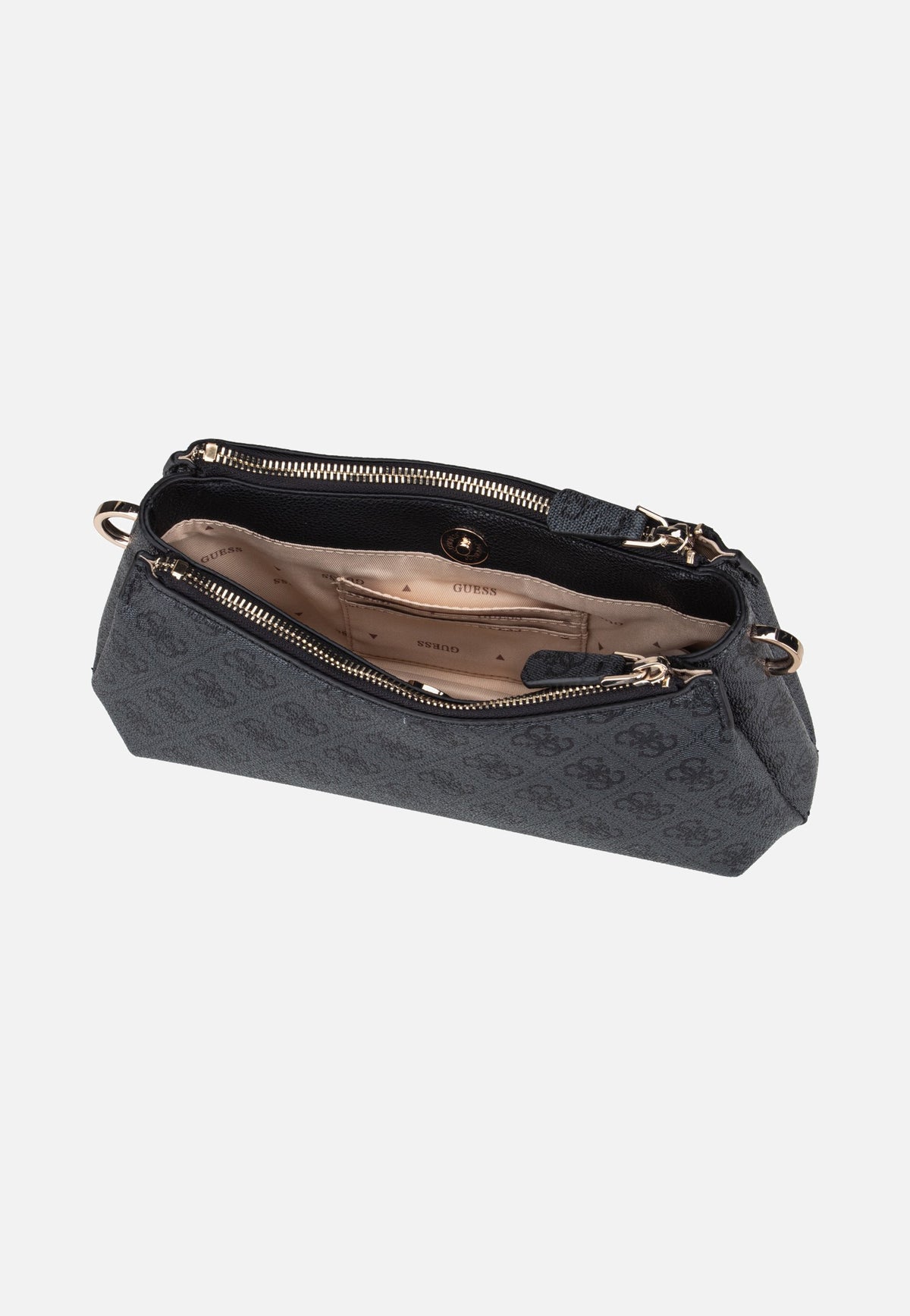 Guess Noelle II 3 Comp Xbody Coal Logo Schultertasche