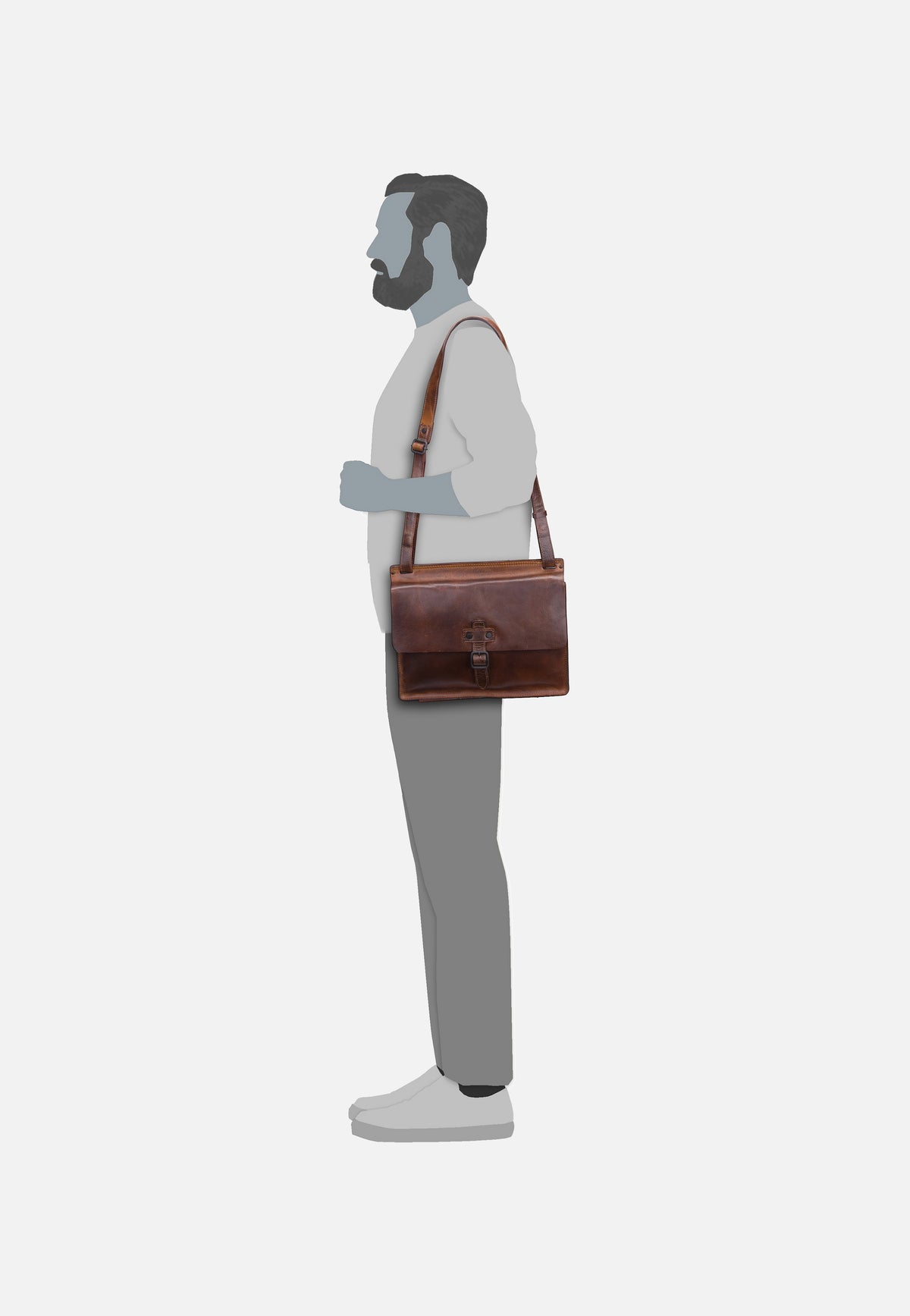 Harold's Aberdeen 2908 S Braun Messenger Bag
