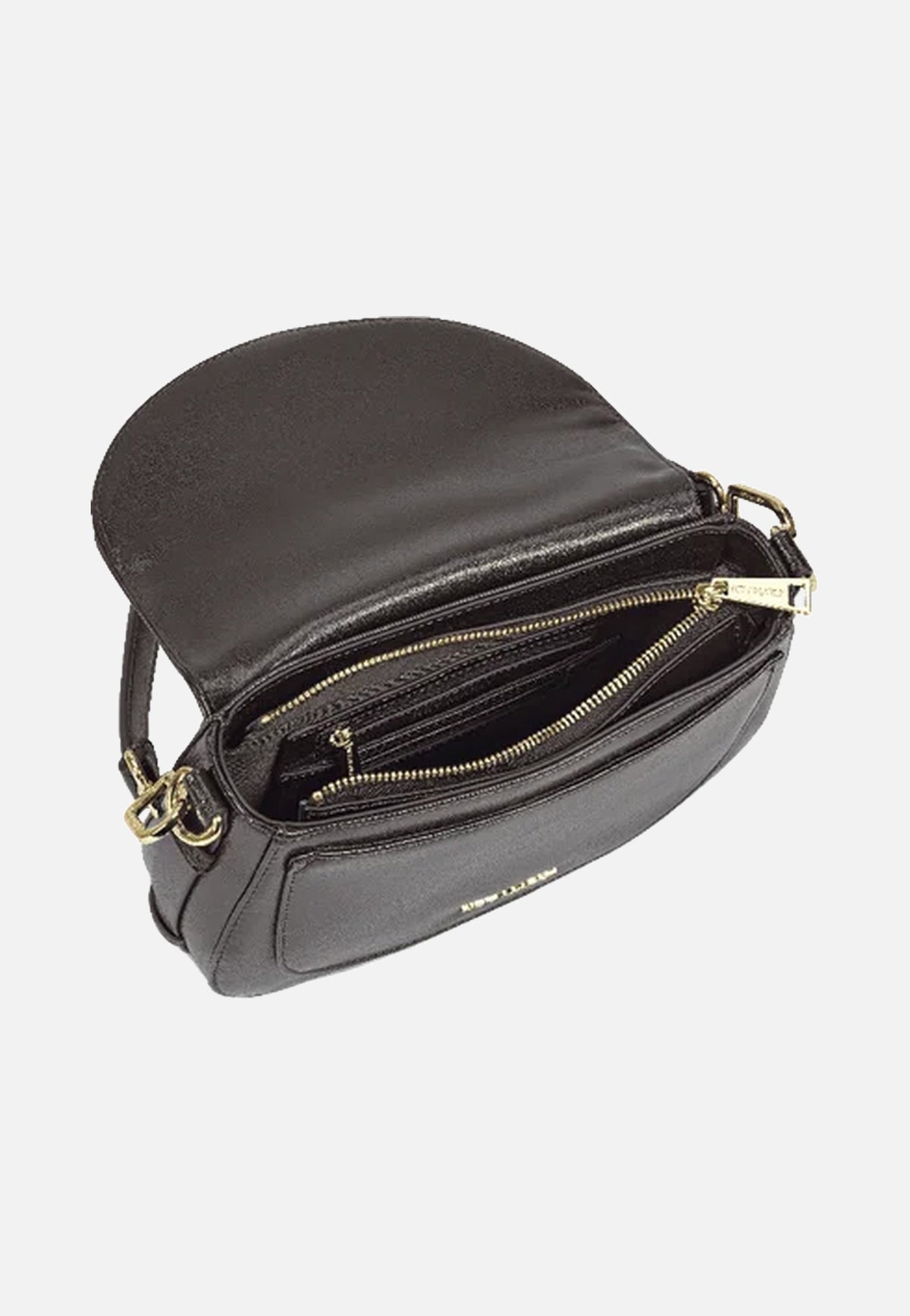 Hey Marly Big Sister Glossy Coffee Crossbody Bag