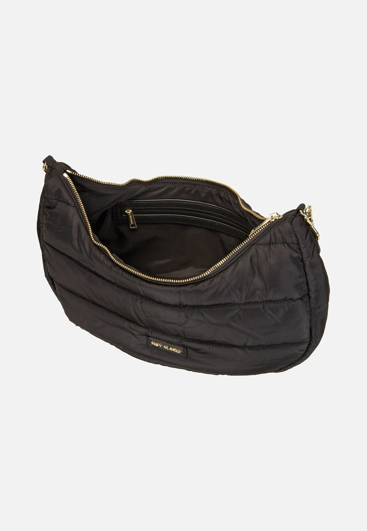 Hey Marly Lifetime Buddy M Black Crossbody Bag