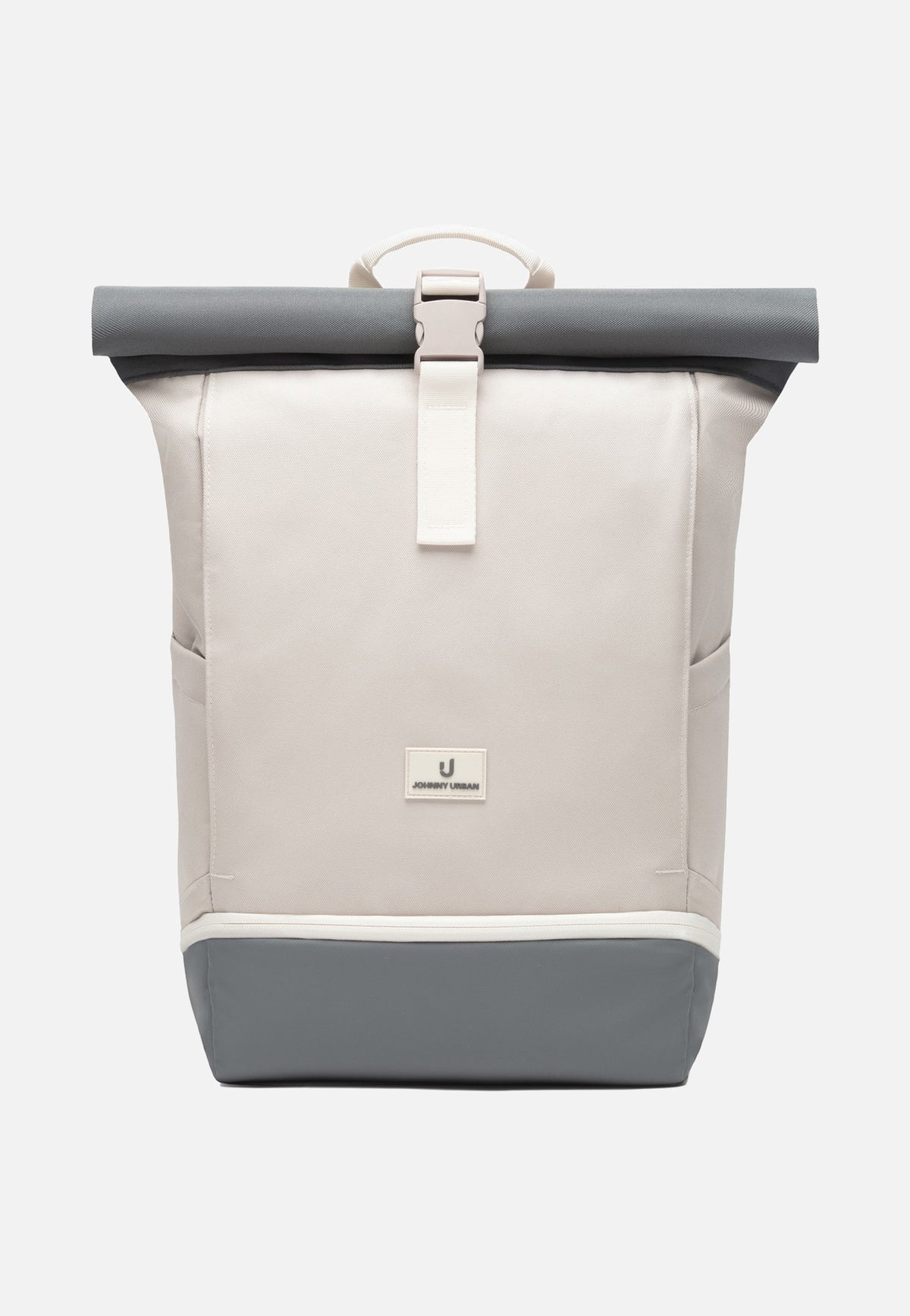 Johnny Urban Allen Large Sand-Grau Rolltop Rucksack