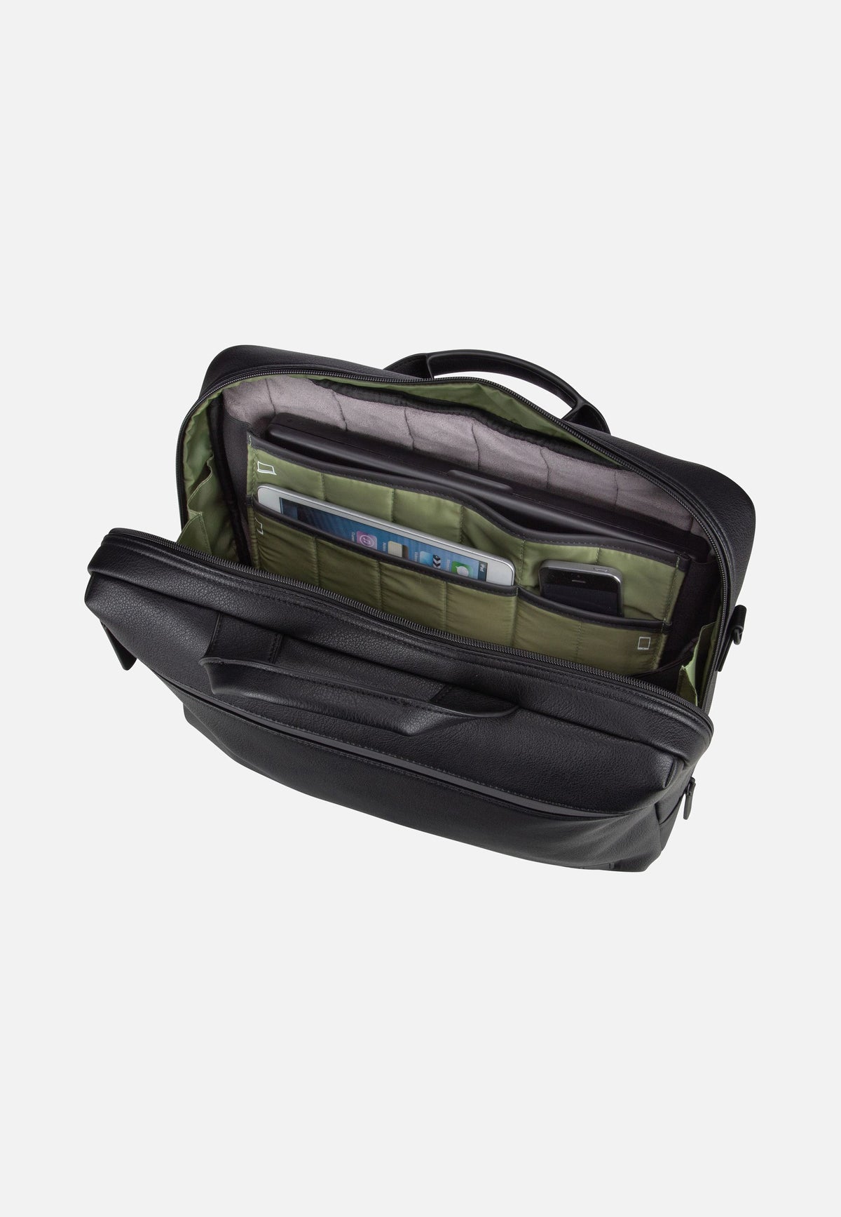 Jost Riga Business Bag 1 Comp Black Aktentasche