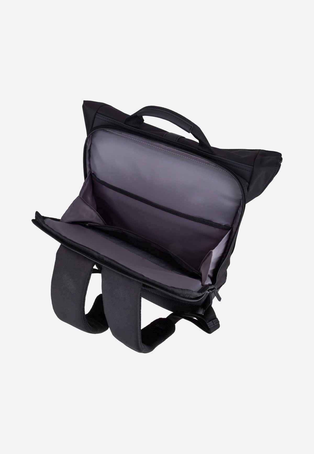 Jost Tallinn 3575 Black Rolltop Backpack