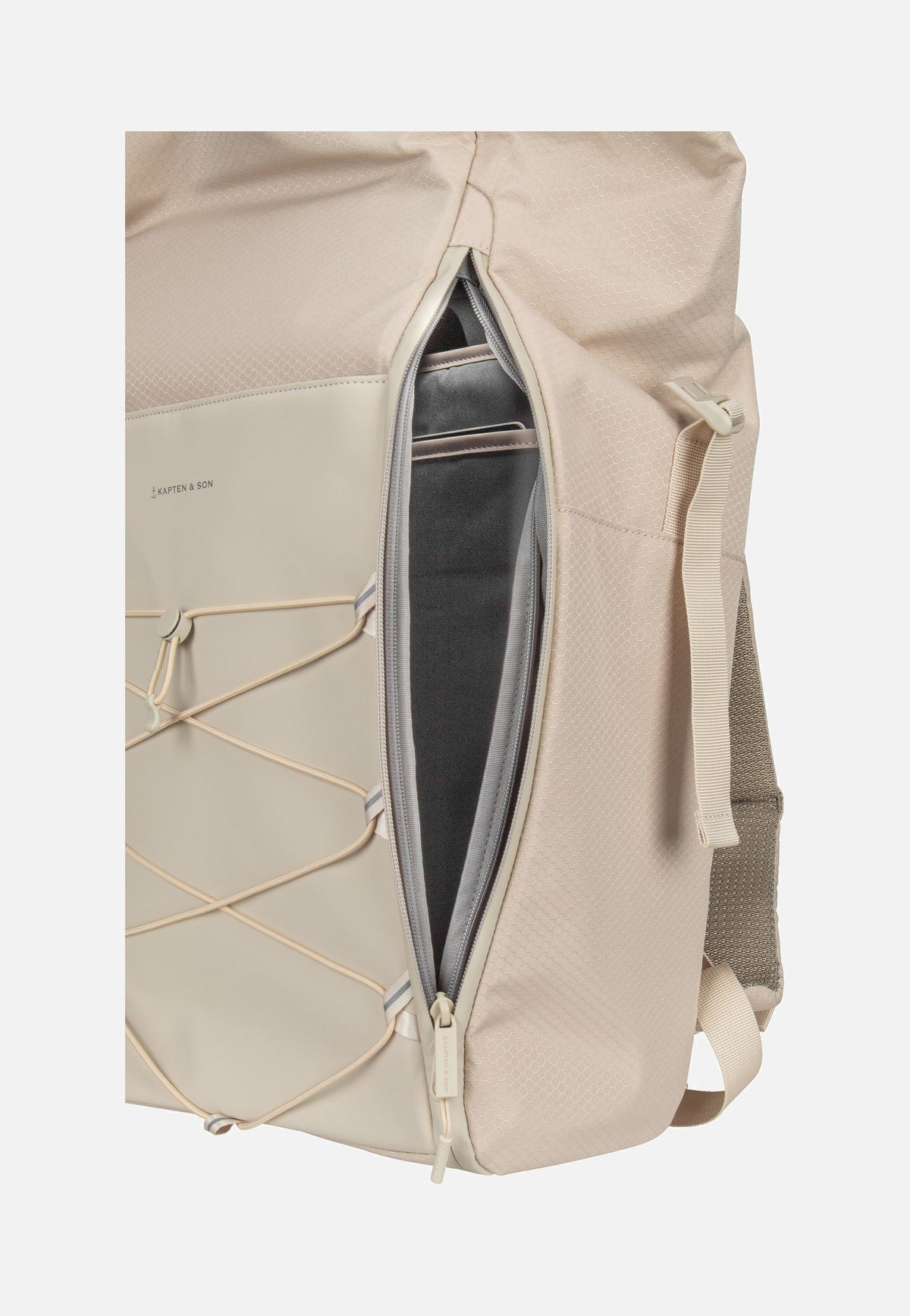 Kapten & Son Yoho Sandstone Rolltop Rucksack