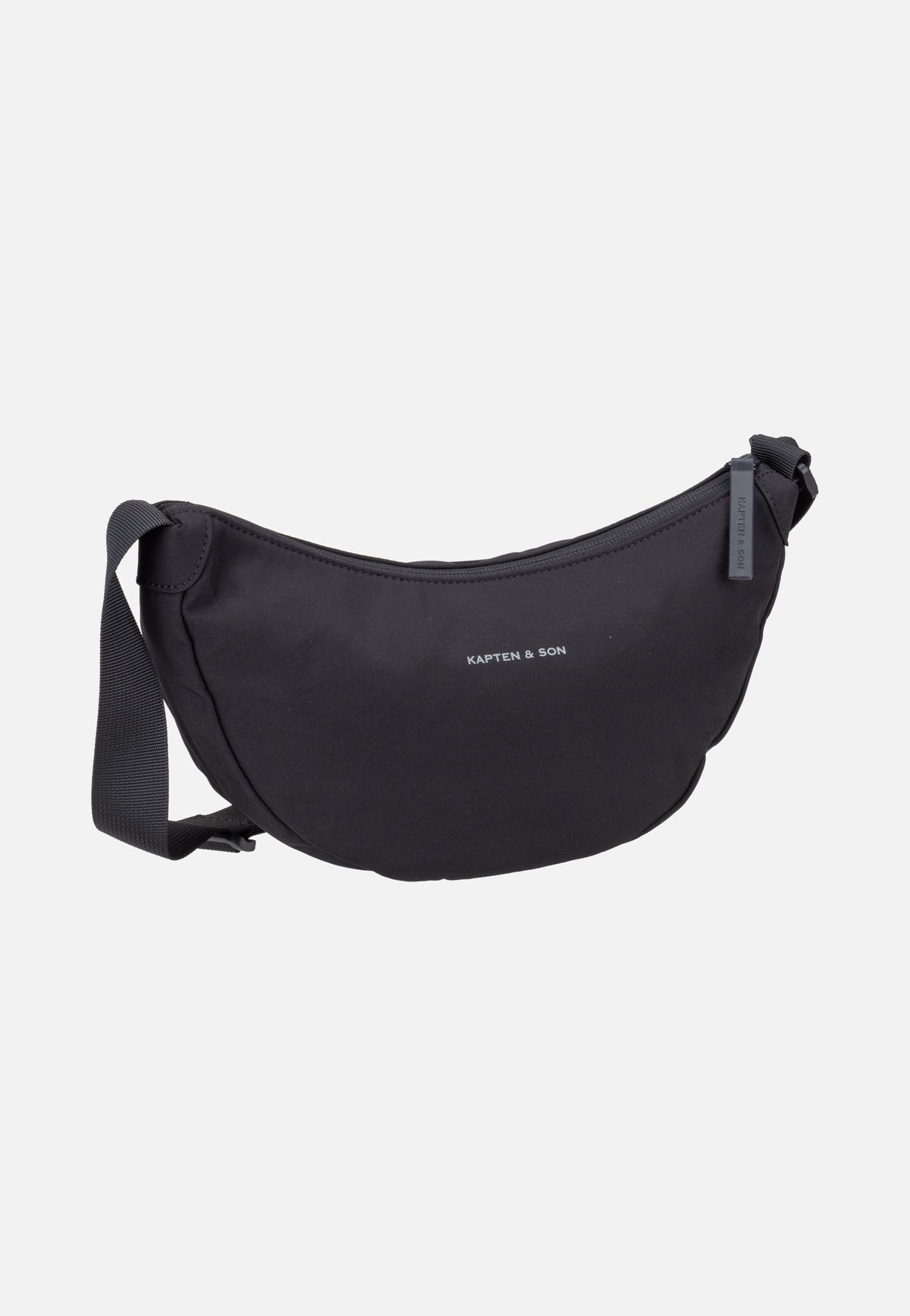 Kapten & Son Essential Moon Bag All Black Crossbody Bag