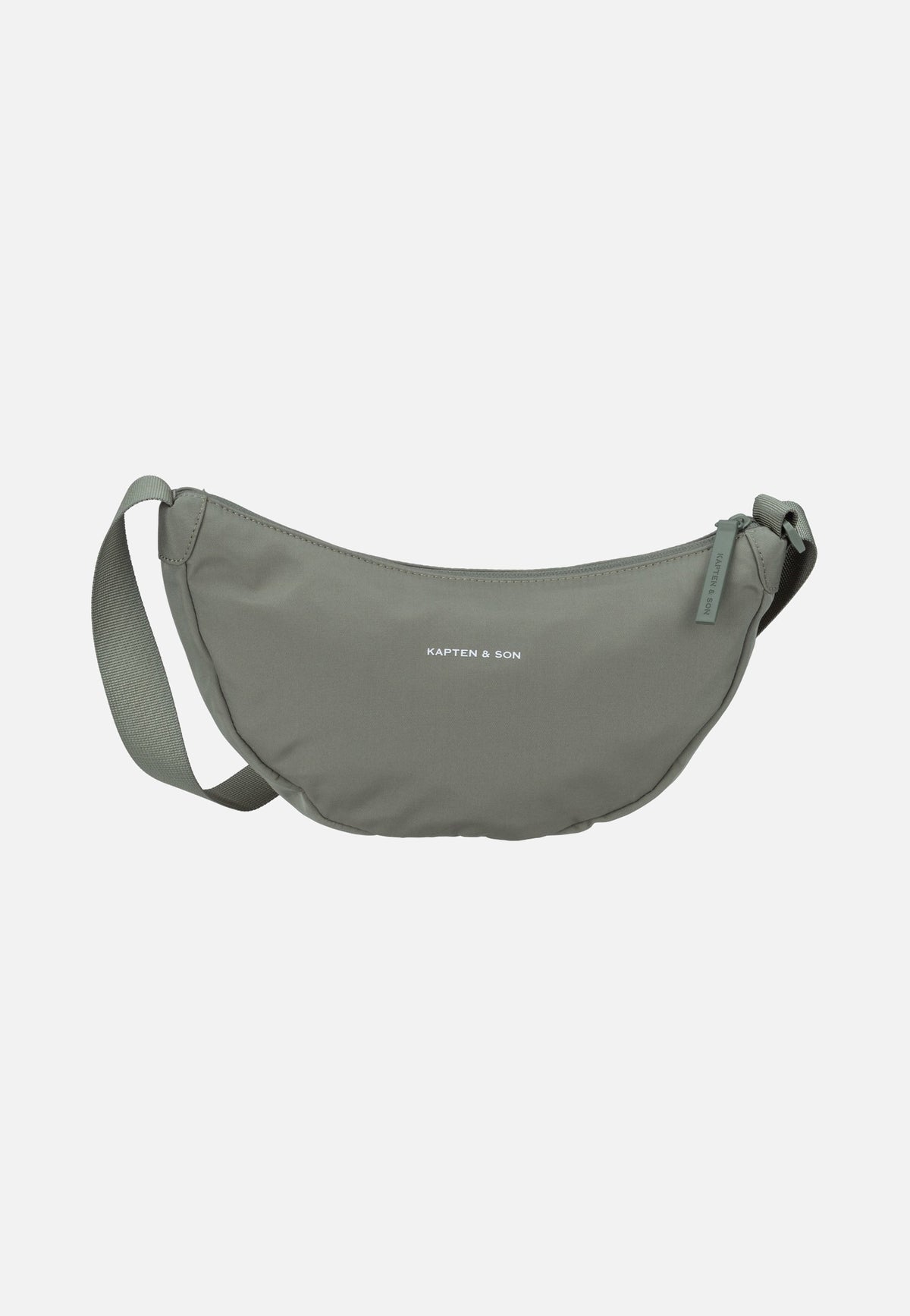Kapten & Son Essential Moon Bag Dusty Green Crossbody Bag