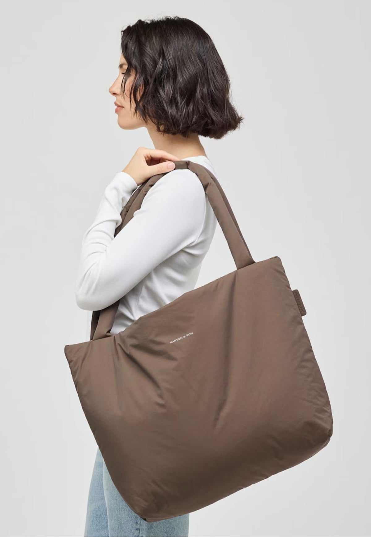 Kapten & Son Norva 2in1 Shopper Dark Brown/Leo Shopper