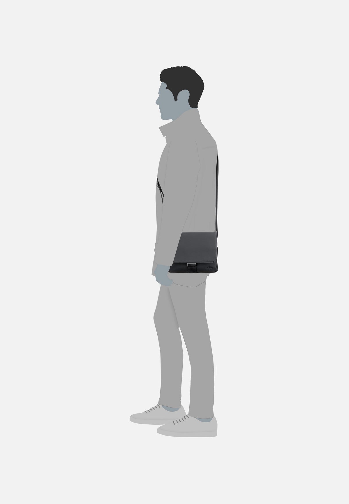 Lacoste Men´s Classic Bag 4428 Noir Umhängetasche