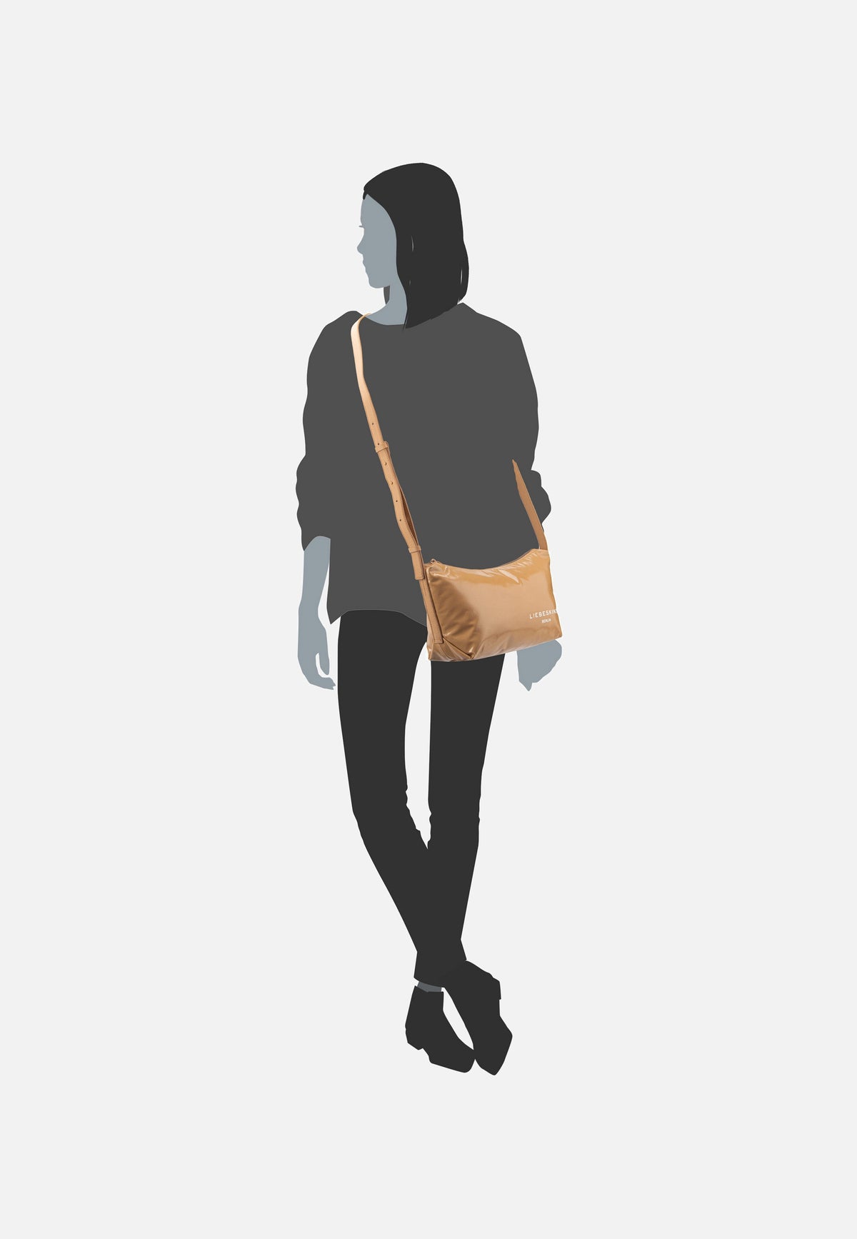 Liebeskind Berlin Elvira CB M Rain Beige Umhängetasche