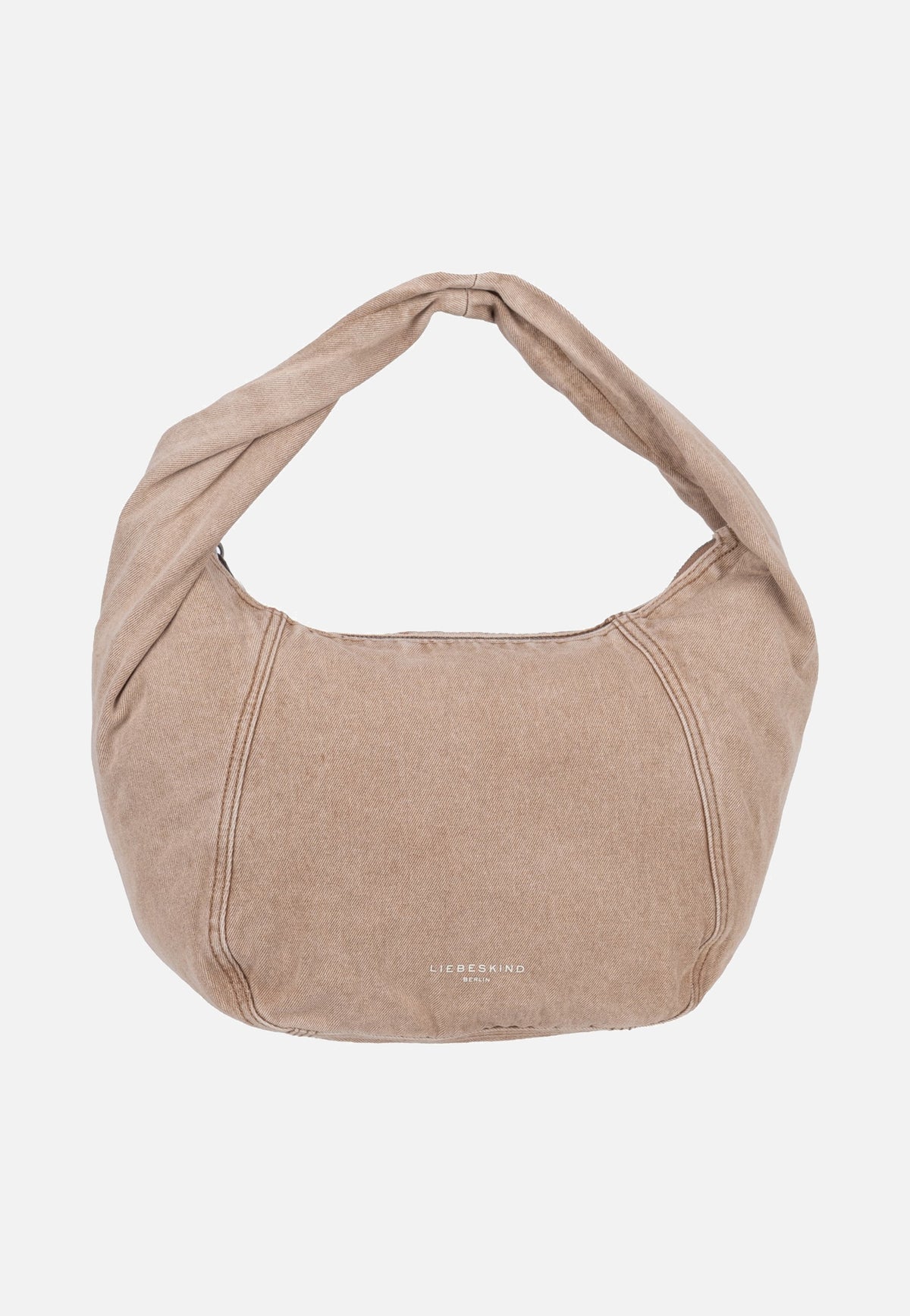 Liebeskind Berlin Farrah II Hobo M Denim Beige Hobo Bag