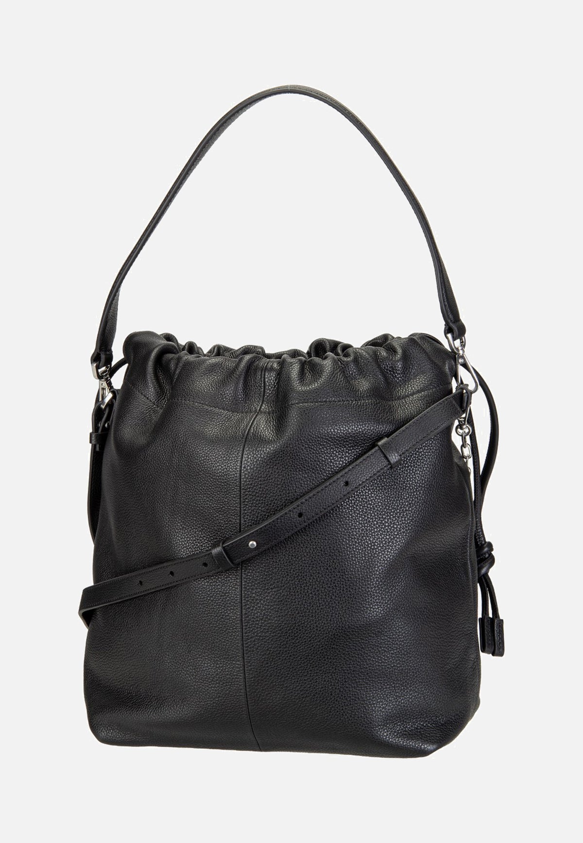 Liebeskind Berlin Lya II Hobo M Small Pebble Black Bucket Bag