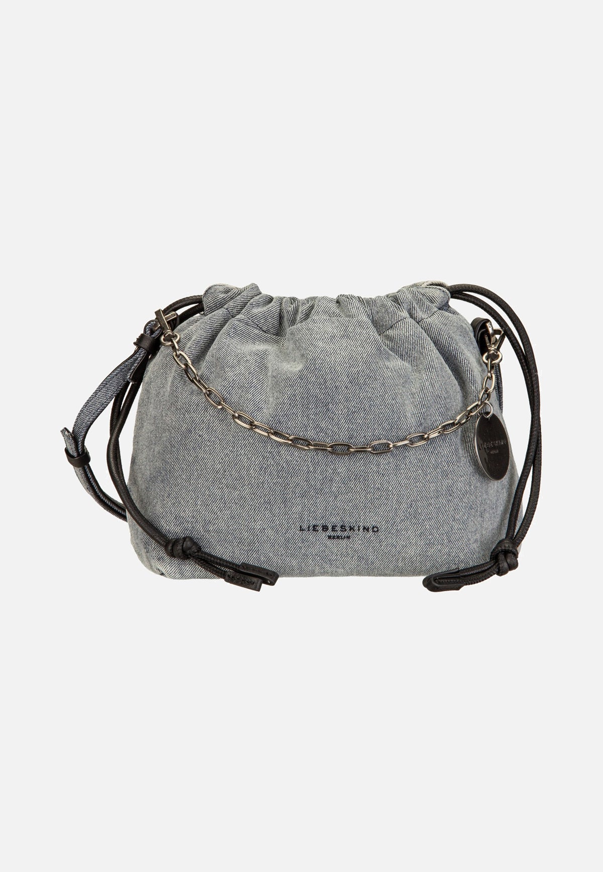 Liebeskind Berlin Lya II Hobo S Denim Blue Denim Bucket Bag