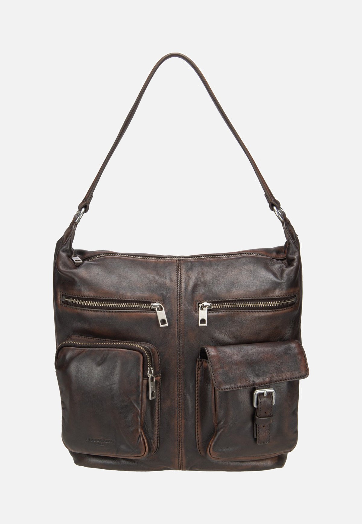 Liebeskind Berlin Andrea Hobo M Lamb Snowcem Roasted Coconut Hobo Bag