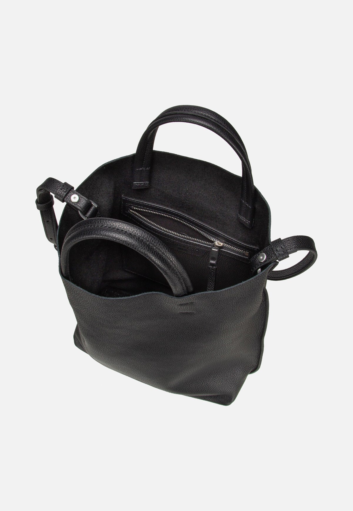Liebeskind Berlin Hera Tote Small Pebble Black Tote Bag