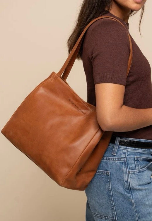The Chesterfield Brand Lioren 1450 Cognac Schultertasche