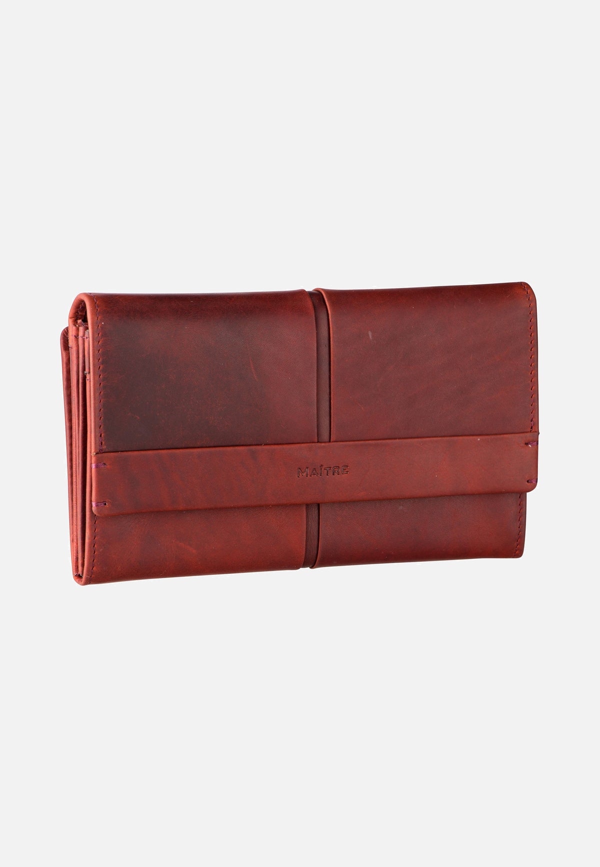 Maître Birkenfeld Diedburg Purse LH15FZ Red Portemonnaie