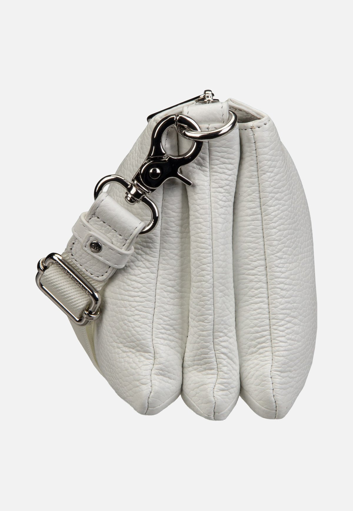 Mandarina Duck Mellow Leather Pochette FZT82 Blanc Crossbody Bag