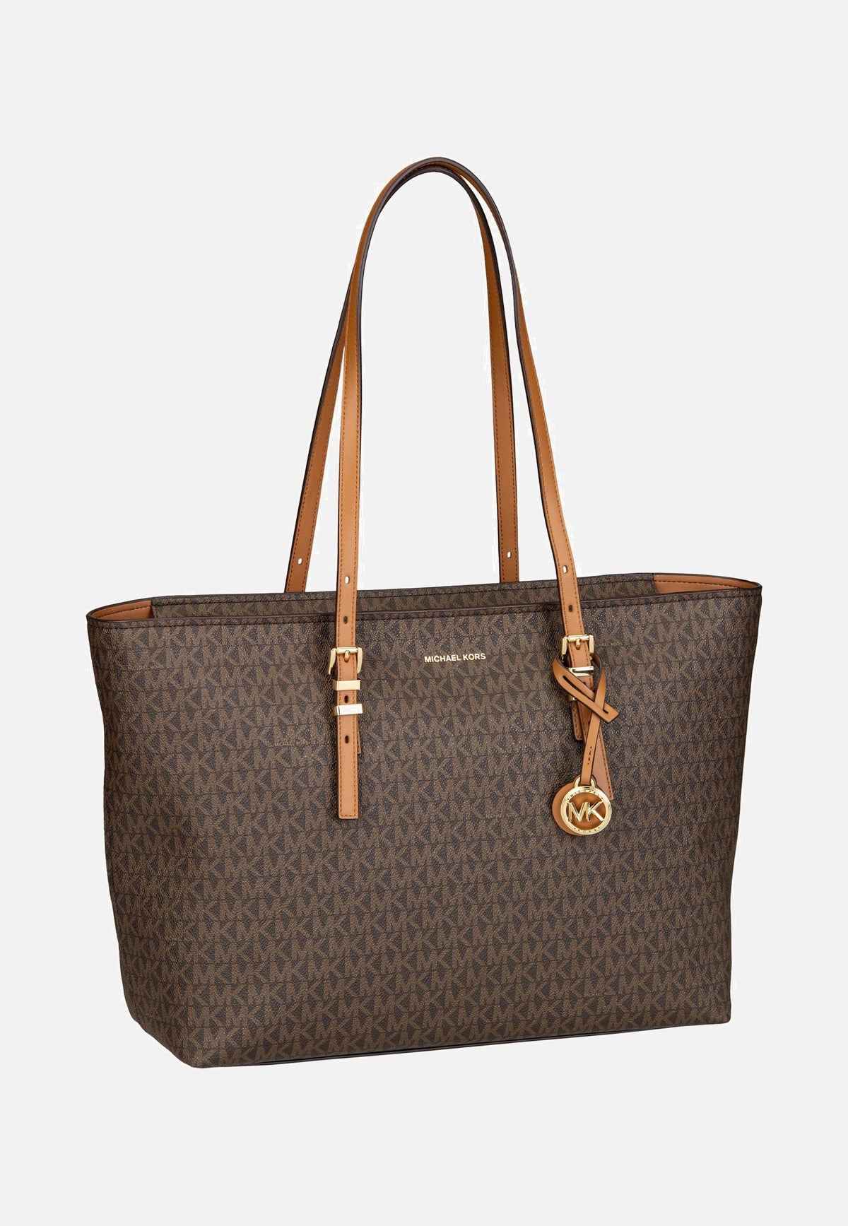 Michael Kors Quinn LG EW TZ Tote MK SIG Brown/Acorn Shopper